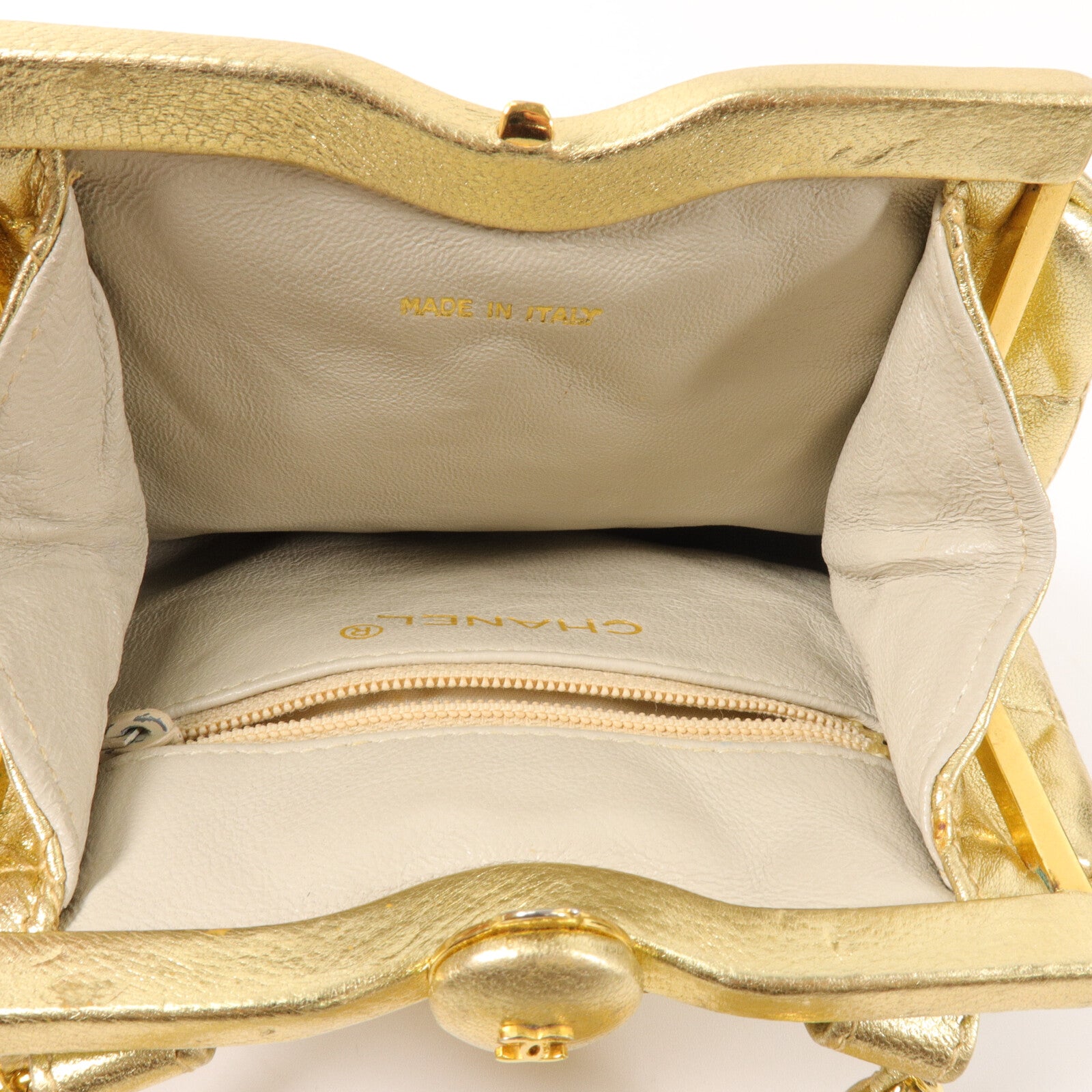 CHANEL 羊皮皮革Shoulder Bag鏈帶肩背袋