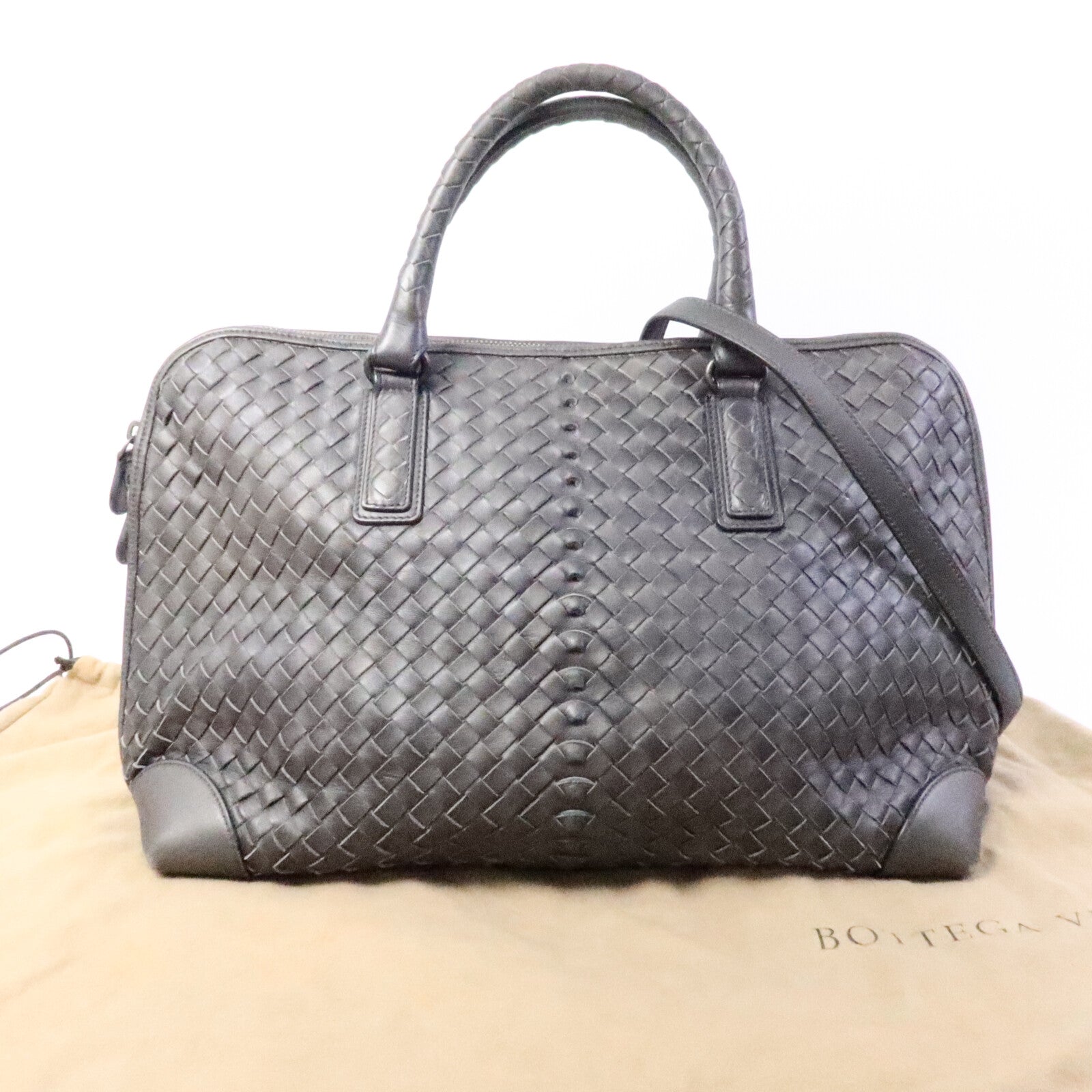 BOTTEGA VENETA 羊皮皮革Shoulder Bag手挽肩背兩用袋