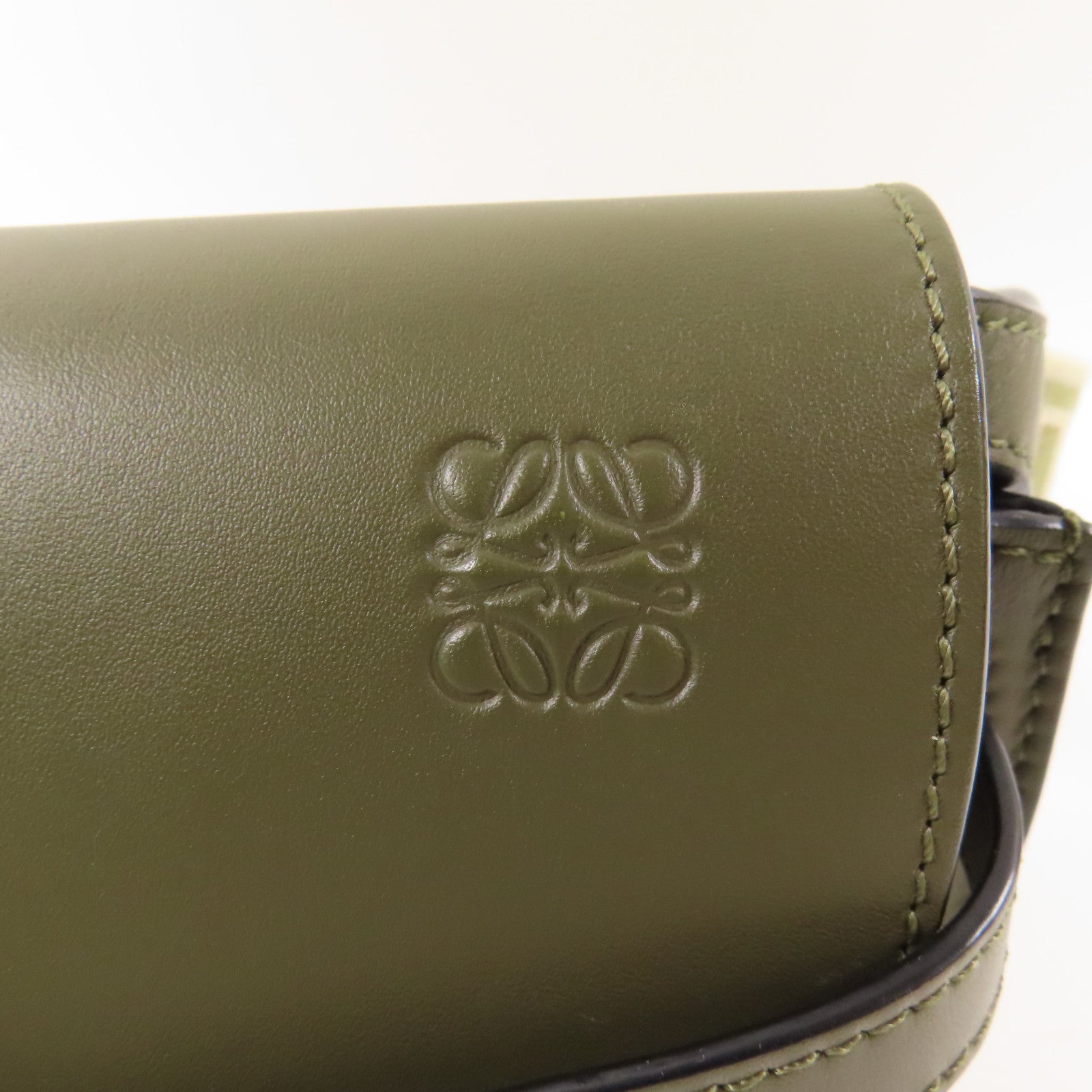 LOEWE 【激減優惠】牛皮皮革Mini Gate Dual bag肩背袋