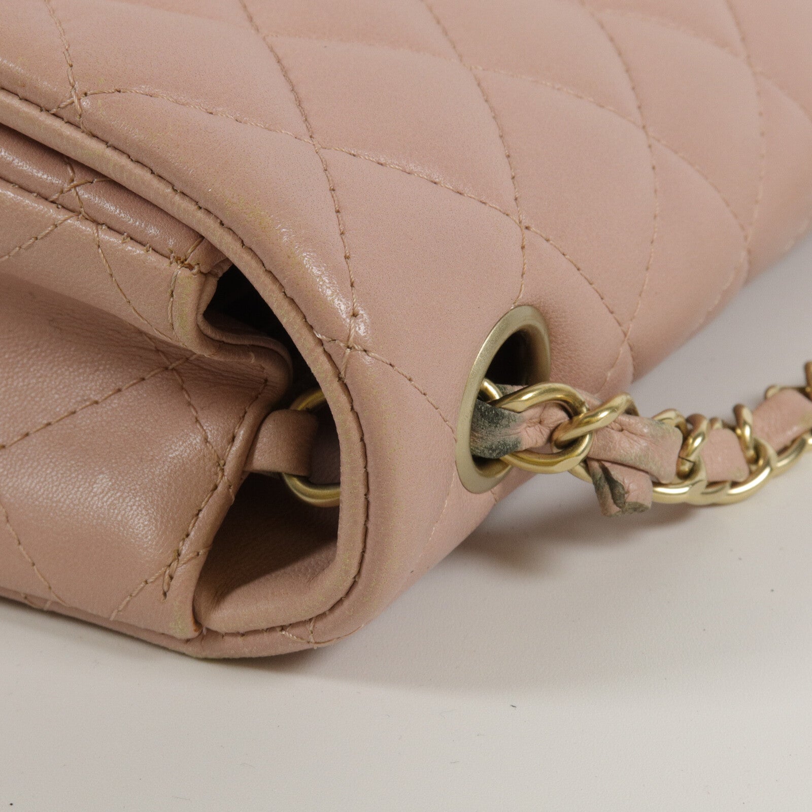 CHANEL 羊皮皮革Mini Classic 20鏈帶肩背袋