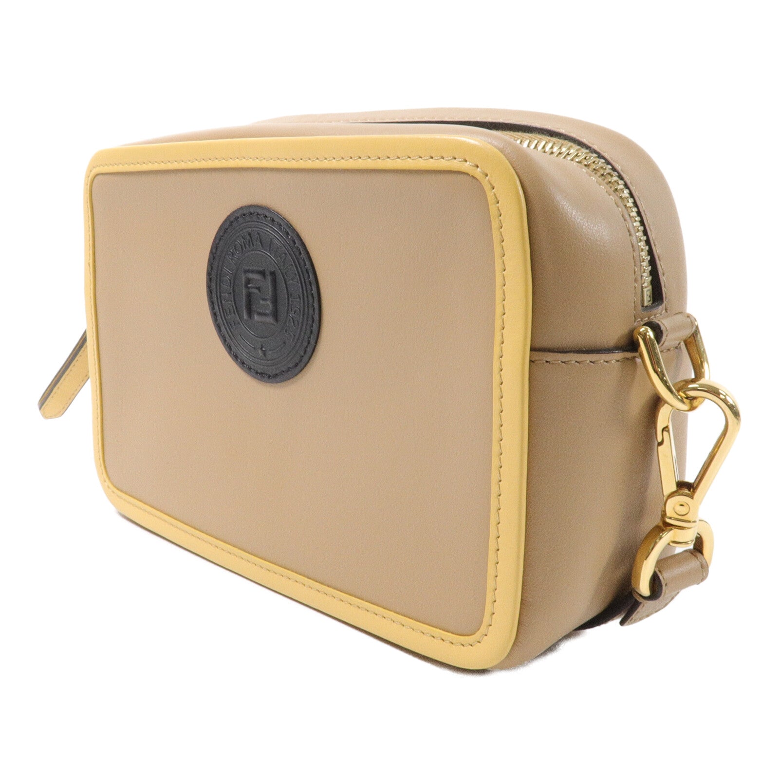 FENDI 牛皮皮革Pochette Camera Bag肩背袋