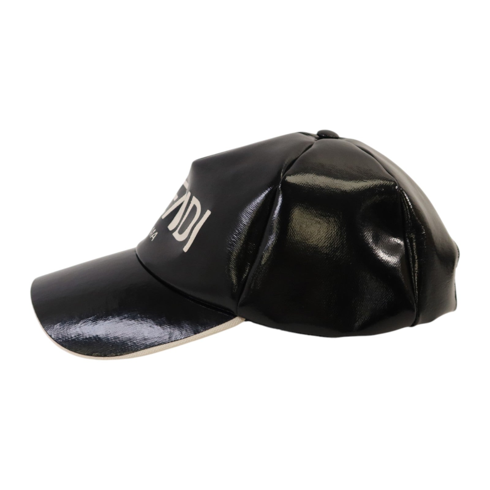 FENDI 塗層帆布Logo Print Baseball Cap帽子