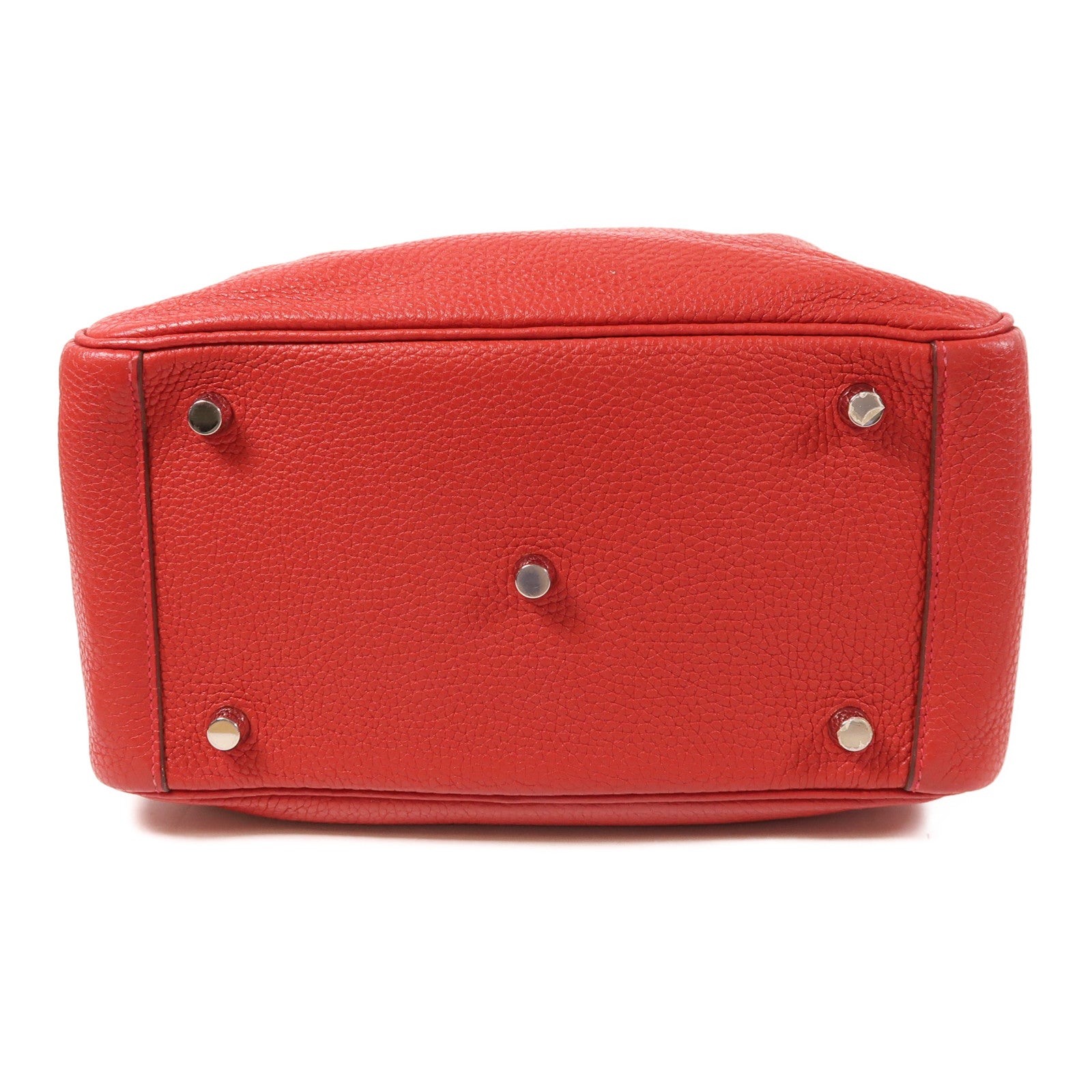 HERMES Clemence皮革Lindy 26銀扣手挽肩背兩用袋