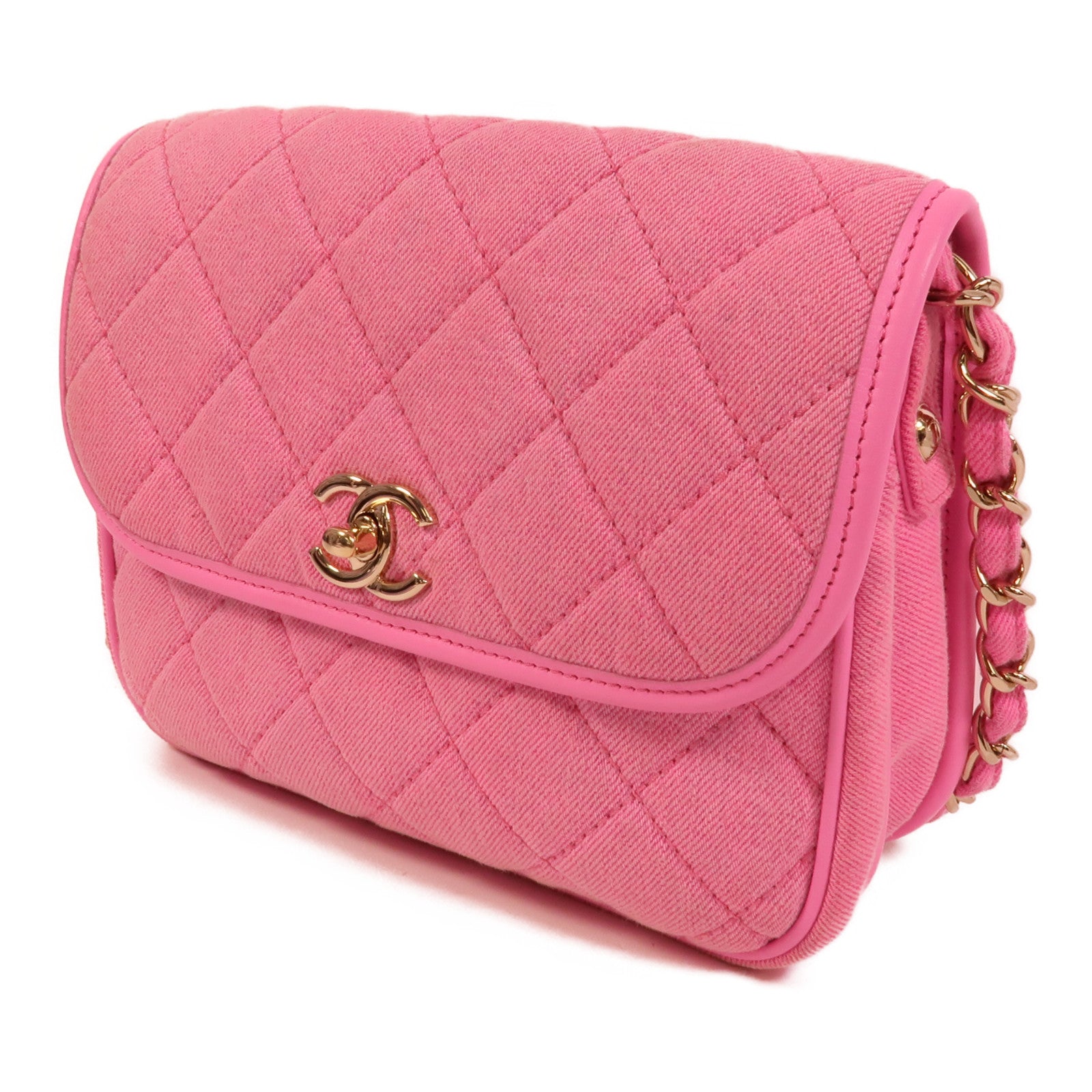 CHANEL Denim Shoulder Bag肩背袋