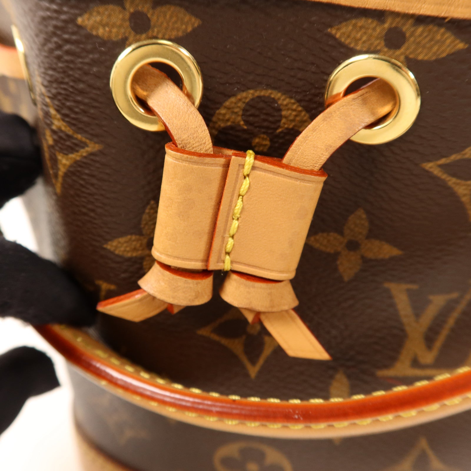 LOUIS VUITTON Monogram Nano Noe金扣手挽肩背兩用袋