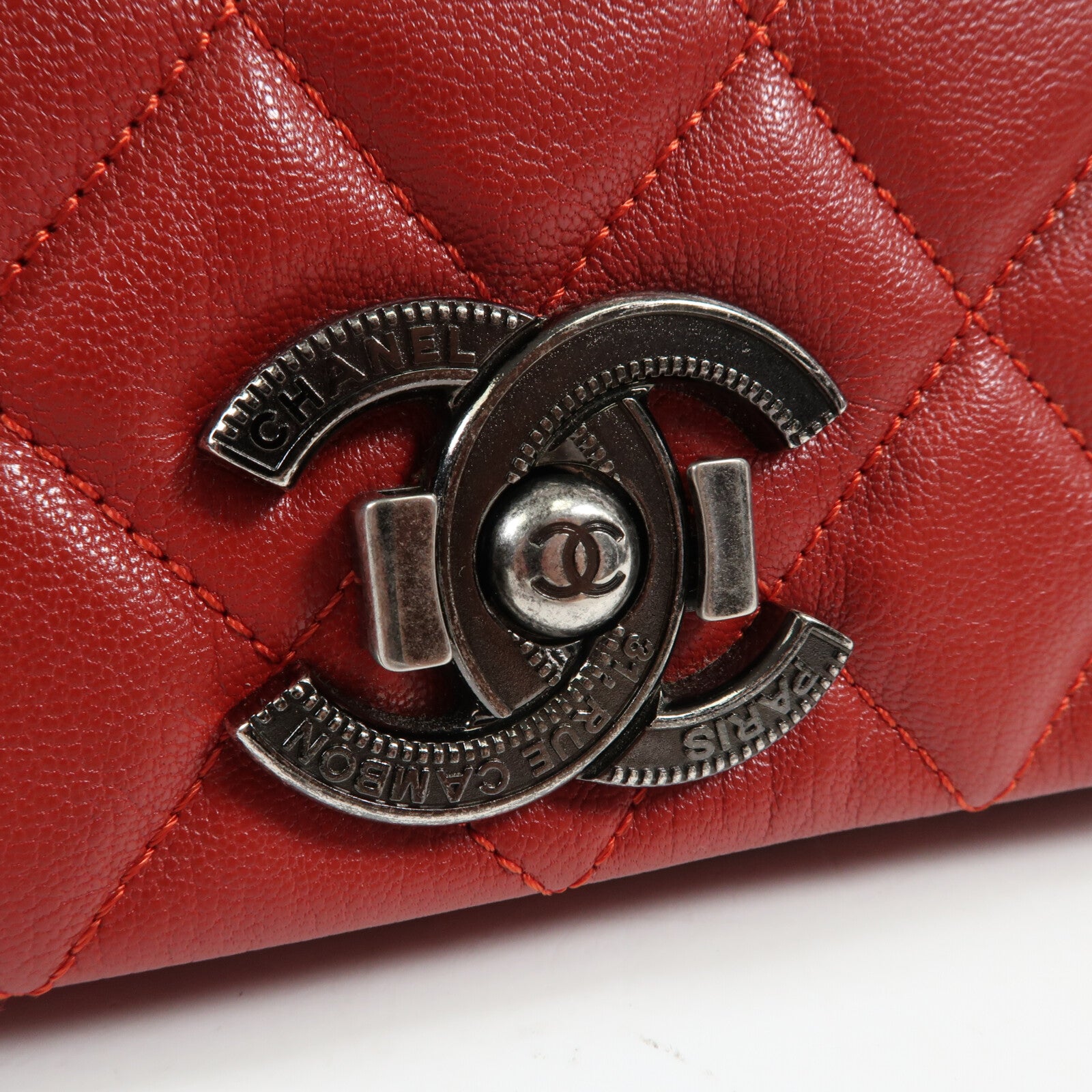 CHANEL 牛皮皮革Chain Shoulder鏈帶肩背袋