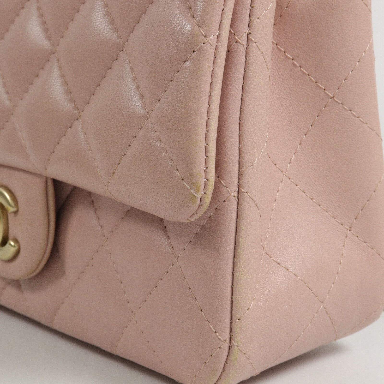 CHANEL 羊皮皮革Mini Classic 20鏈帶肩背袋