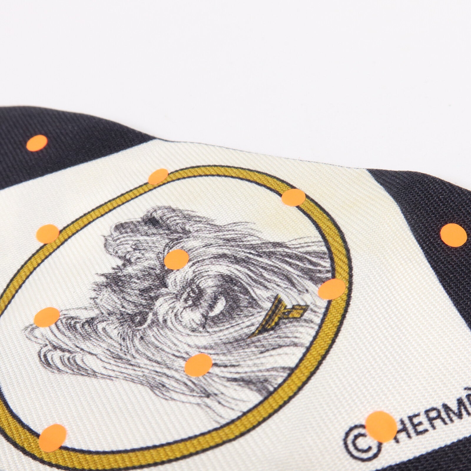 HERMES 絲質Twilly絲巾