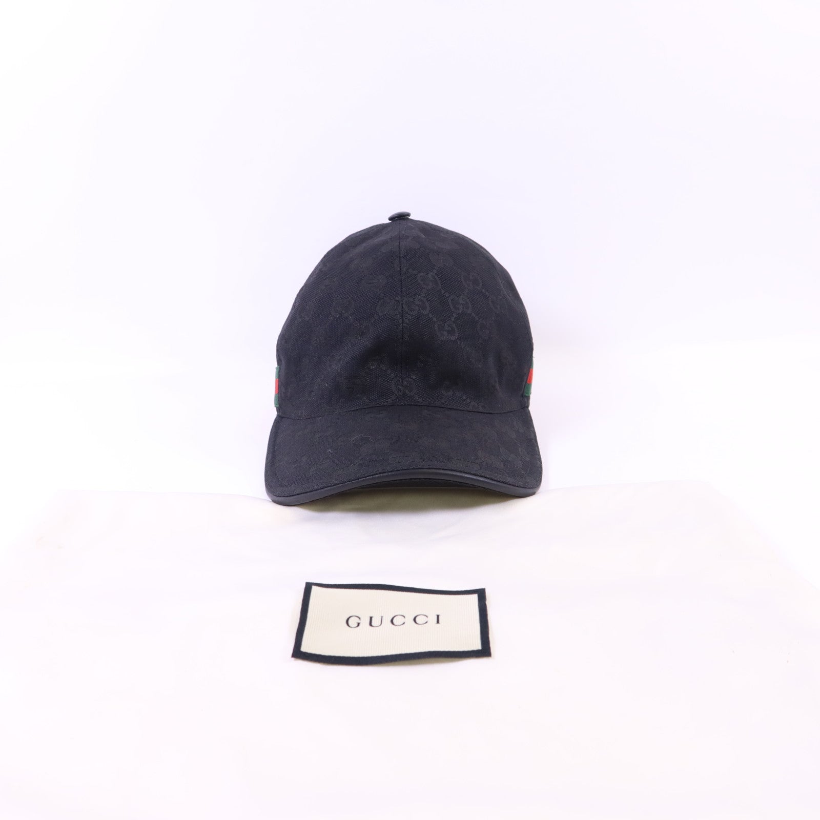GUCCI 帆布Logo Hat帽子