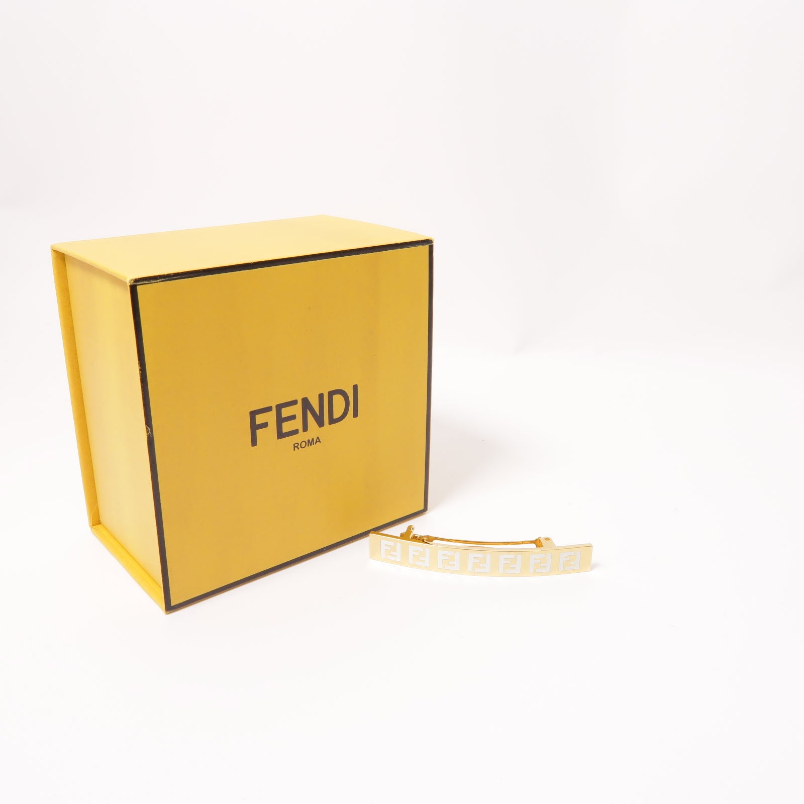 FENDI 金屬Hair Pin髮夾金色