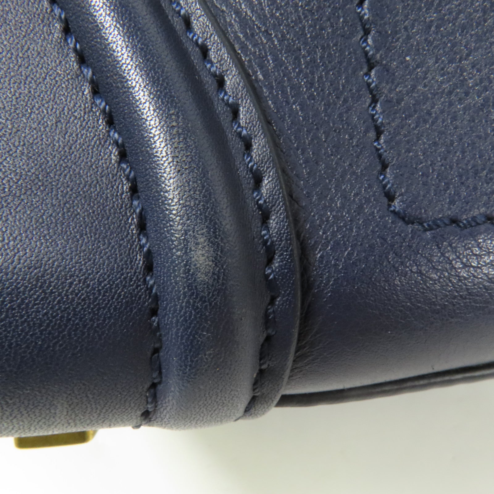 CELINE 牛皮皮革Micro Luggage金扣手挽袋