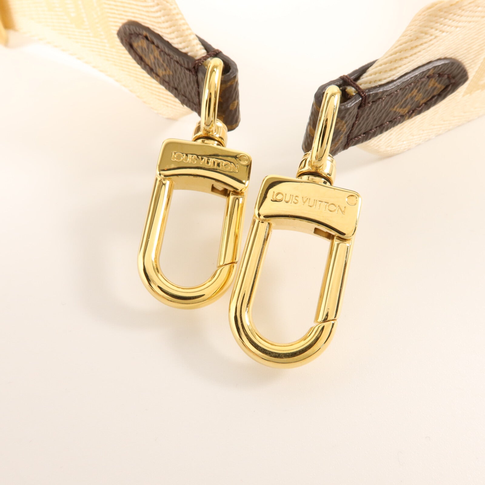 LOUIS VUITTON Monogram Giant OnTheGo PM金扣手挽肩背兩用袋棕色