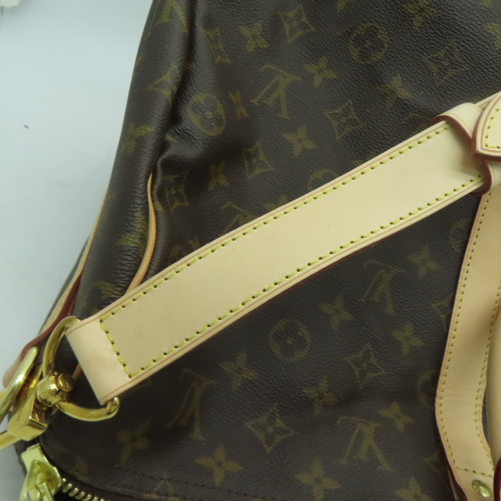 LOUIS VUITTON Monogram Keepall Bandouliere 50手挽肩背兩用袋啡色