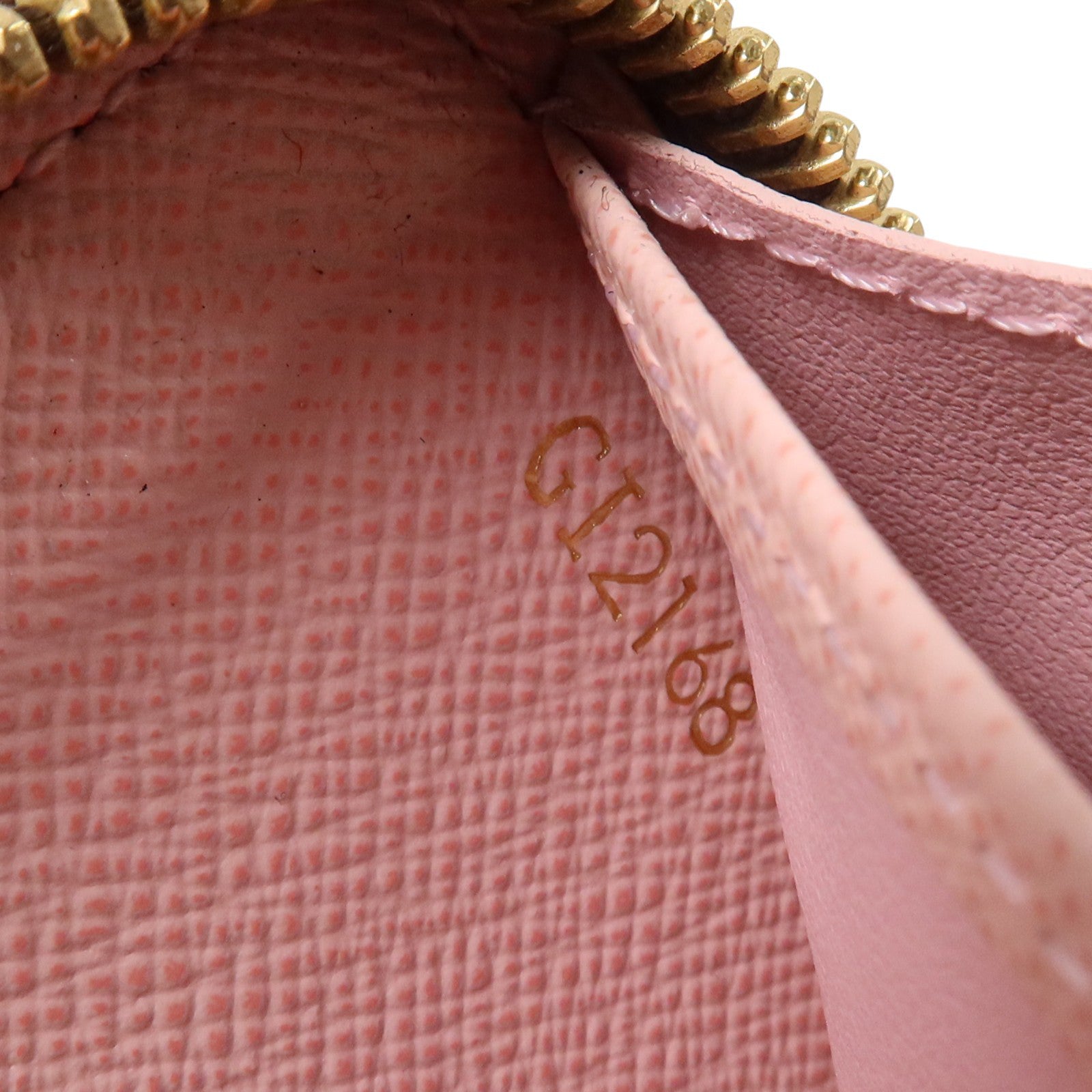 LOUIS VUITTON Damier Zippy Wallet金扣長錢包