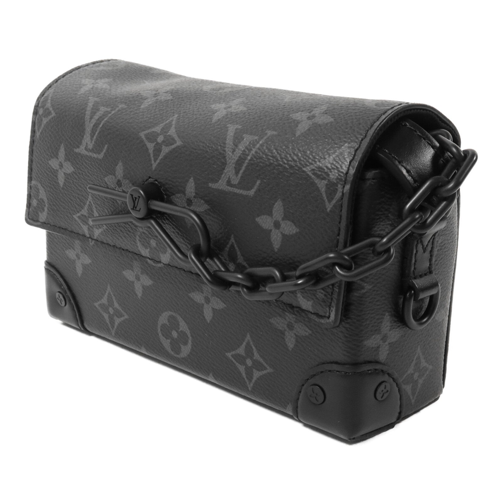 LOUIS VUITTON Monogram Eclipse Steamer Wearable Wallet肩背袋