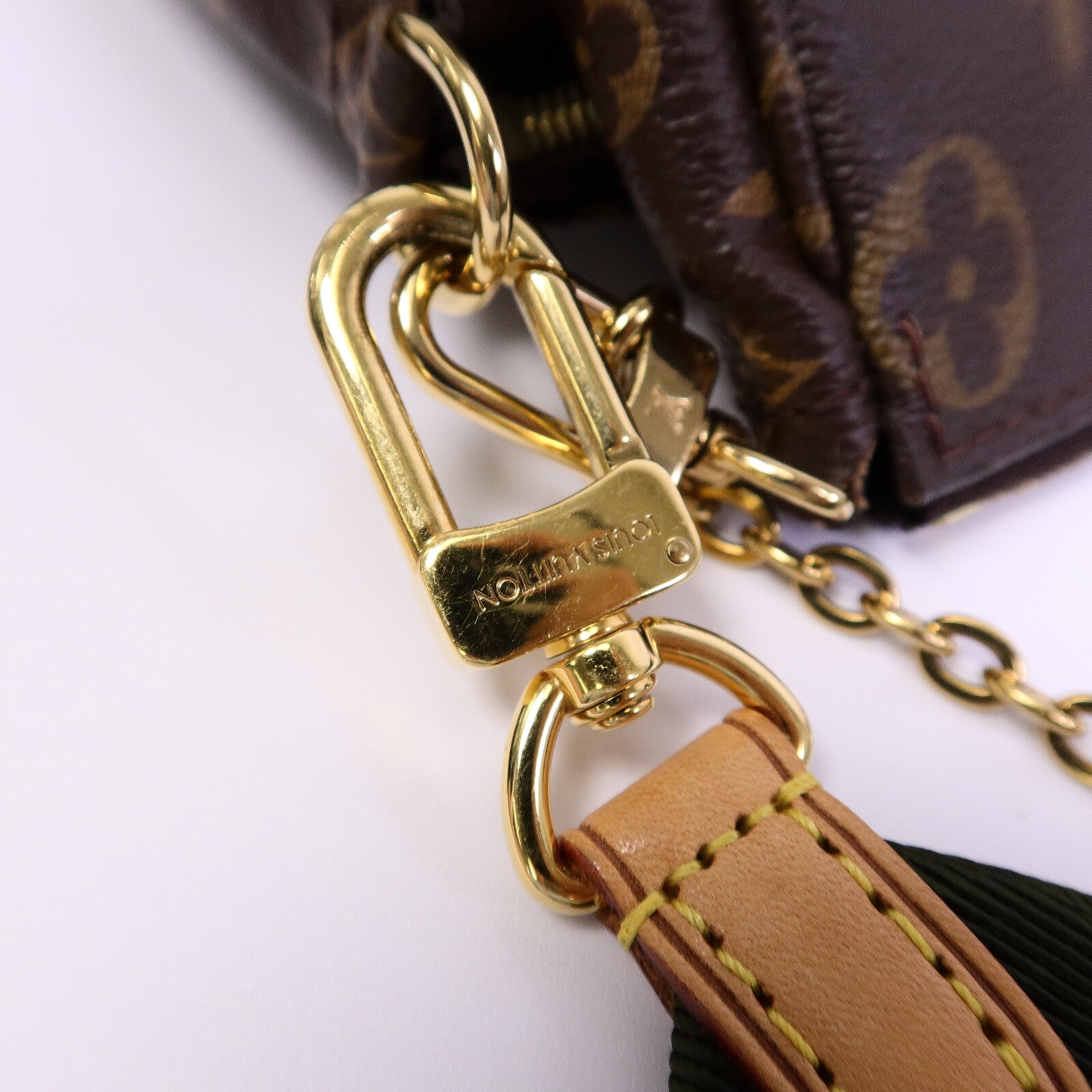 LOUIS VUITTON Monogram Multi Pochette Accessoires金扣肩背袋