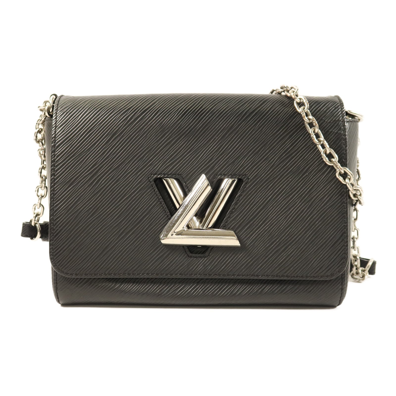 LOUIS VUITTON 【激減優惠】Epi Twist MM銀扣鏈帶肩背袋