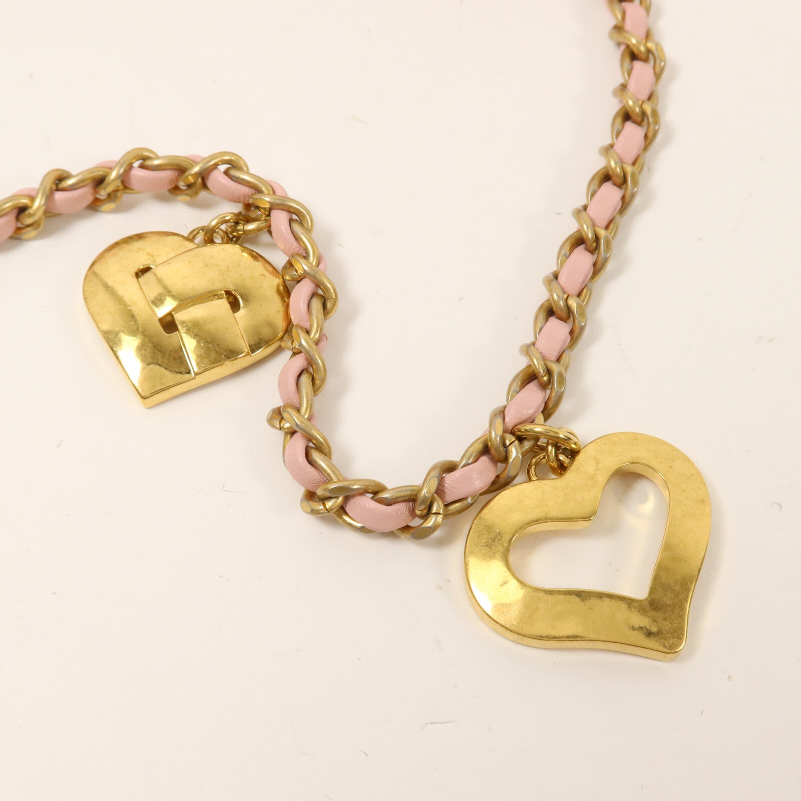 CHANEL 羊皮皮革Mini Rectangular Flap Bag With Heart鏈帶肩背袋