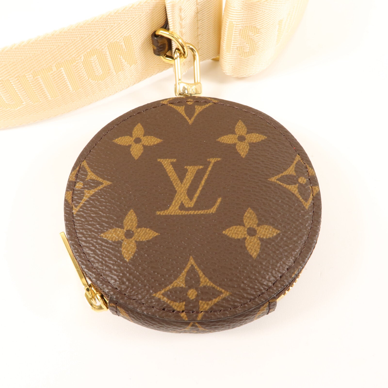 LOUIS VUITTON Monogram Giant OnTheGo PM金扣手挽肩背兩用袋棕色