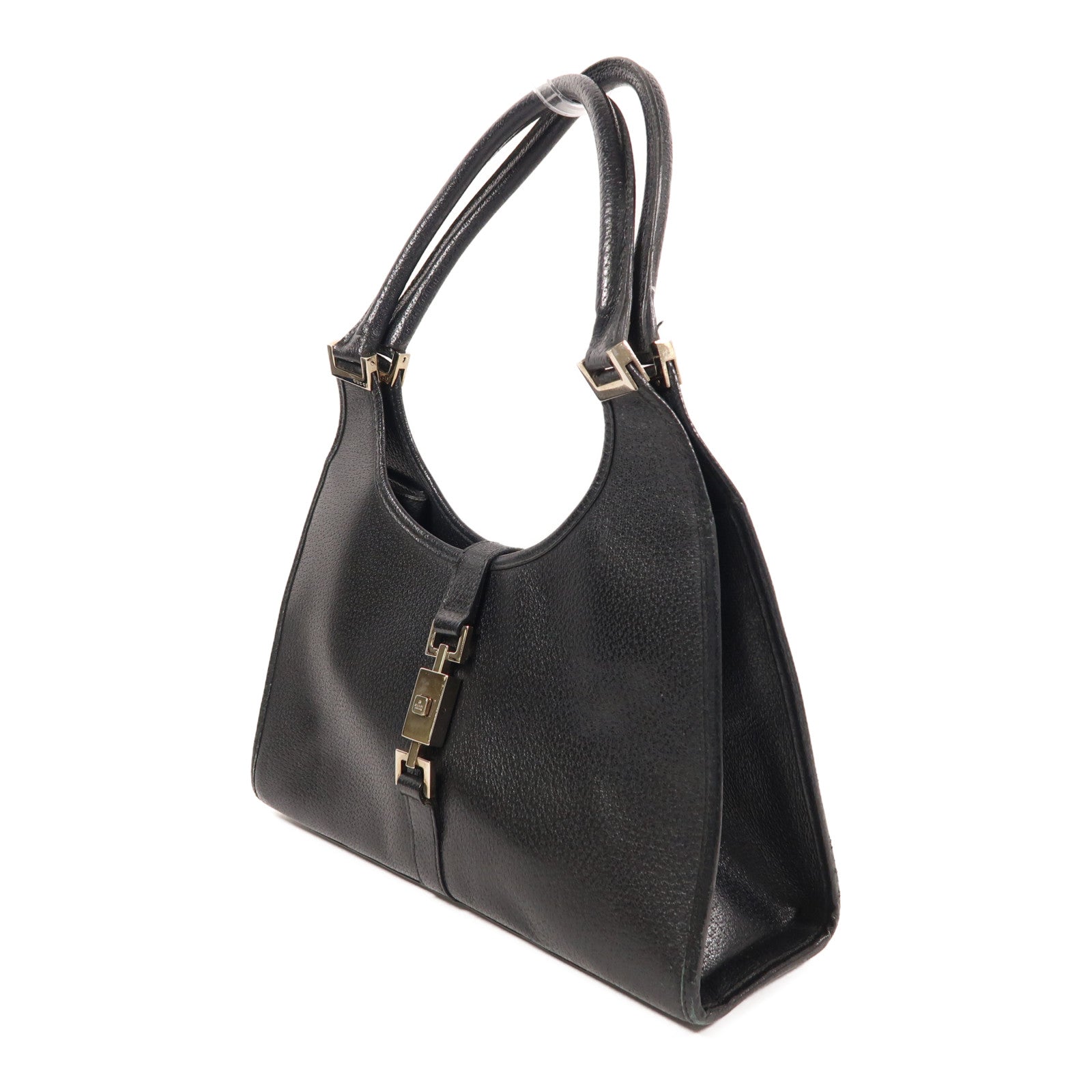 GUCCI 牛皮皮革Shoulder Bag銀扣肩背袋