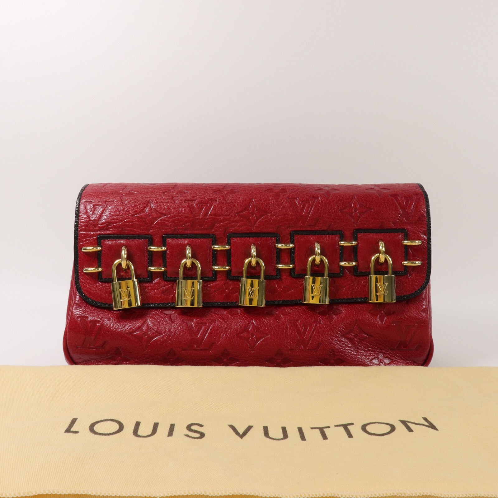 LOUIS VUITTON Monogram Empreinte My Deer Enigme Clutch手提包