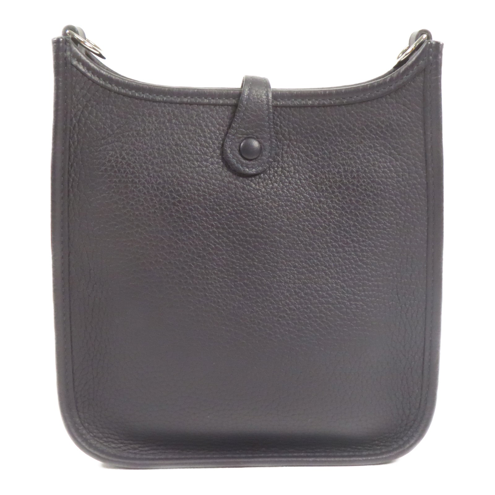 HERMES Clemence皮革Evelyne TPM銀扣肩背袋