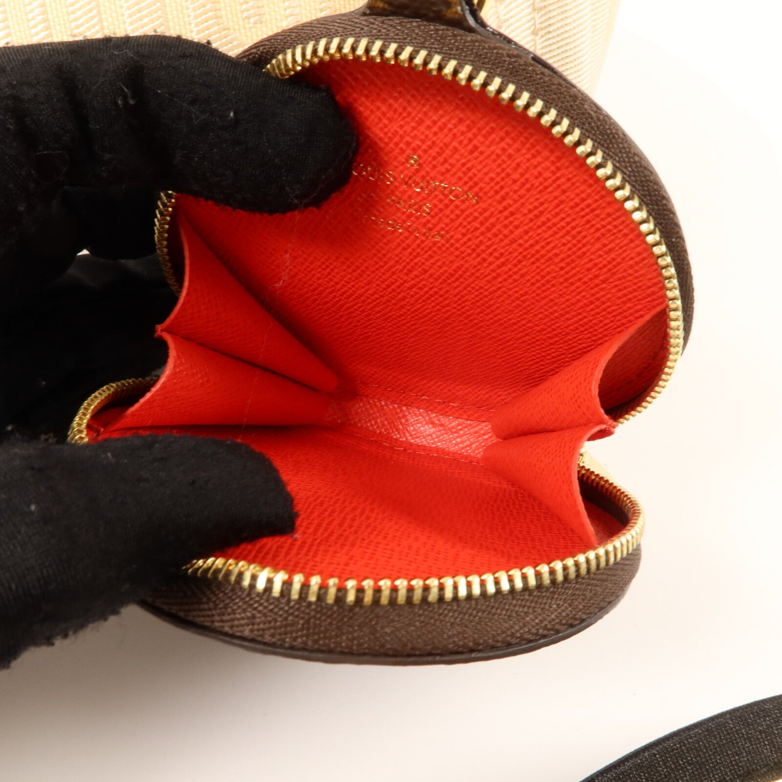 LOUIS VUITTON Monogram Giant OnTheGo PM金扣手挽肩背兩用袋棕色