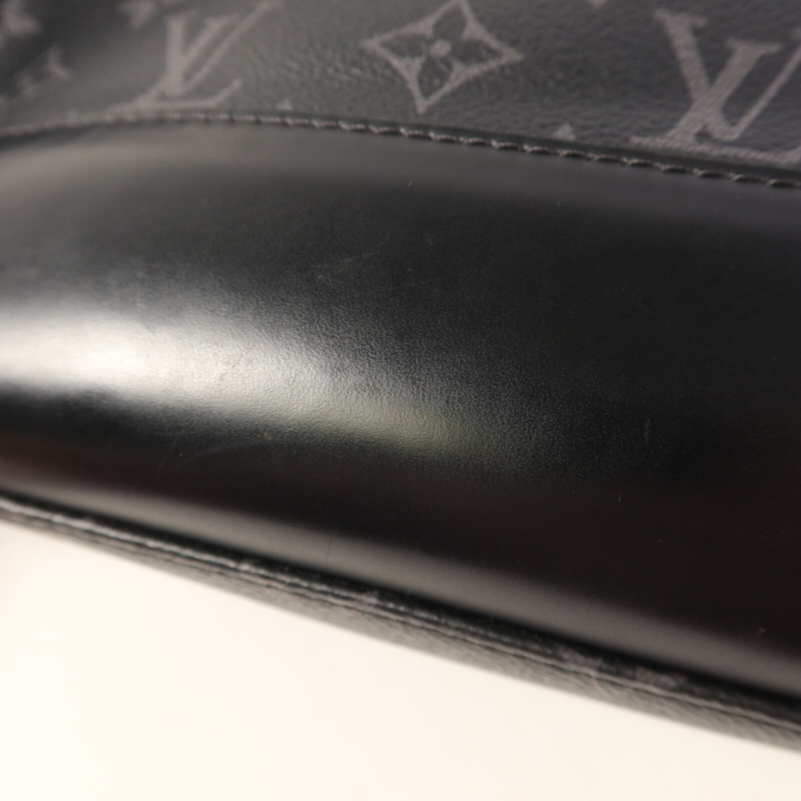 LOUIS VUITTON Monogram Eclipse Messenger PM Voyager銀扣肩背袋