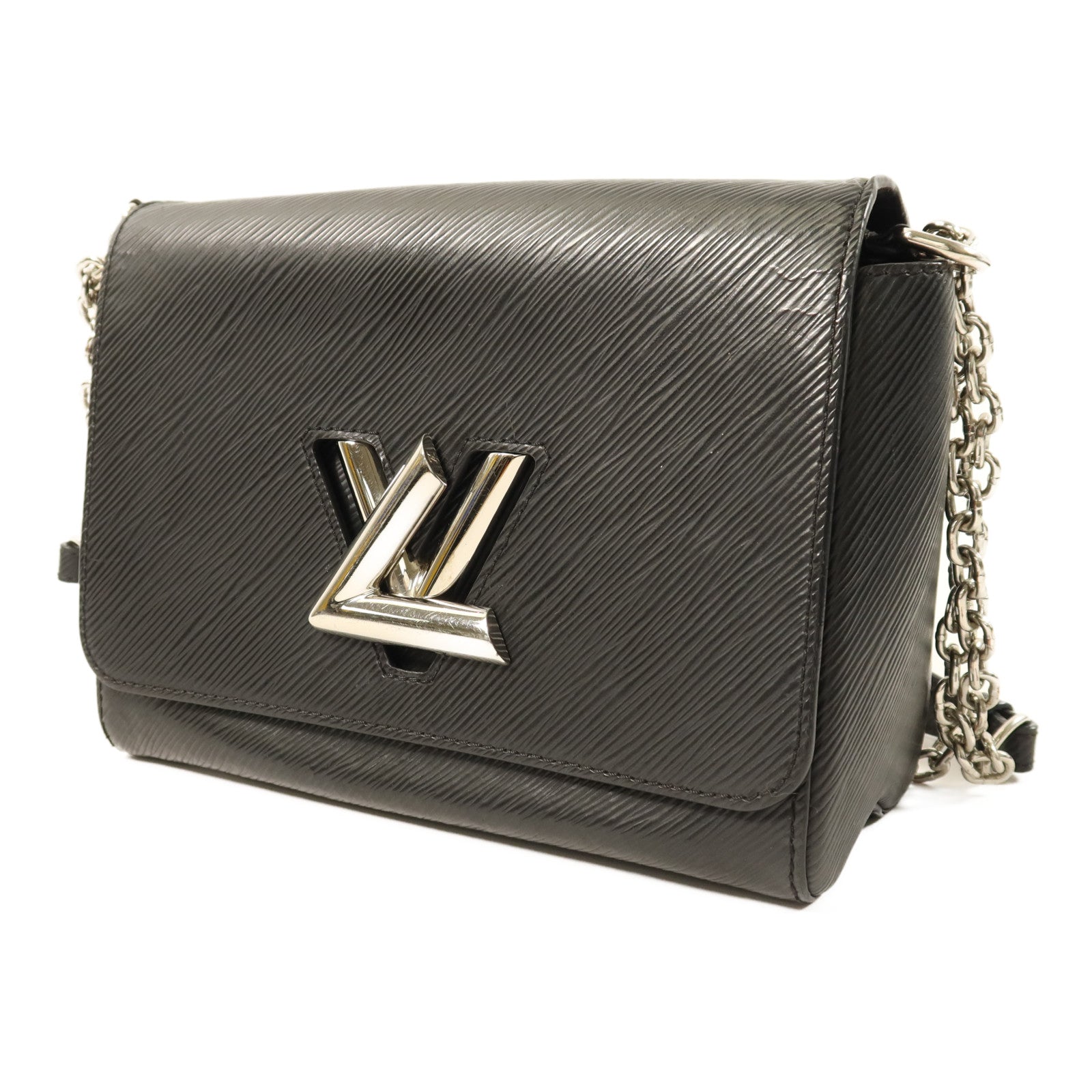 LOUIS VUITTON 【激減優惠】Epi Twist MM銀扣鏈帶肩背袋