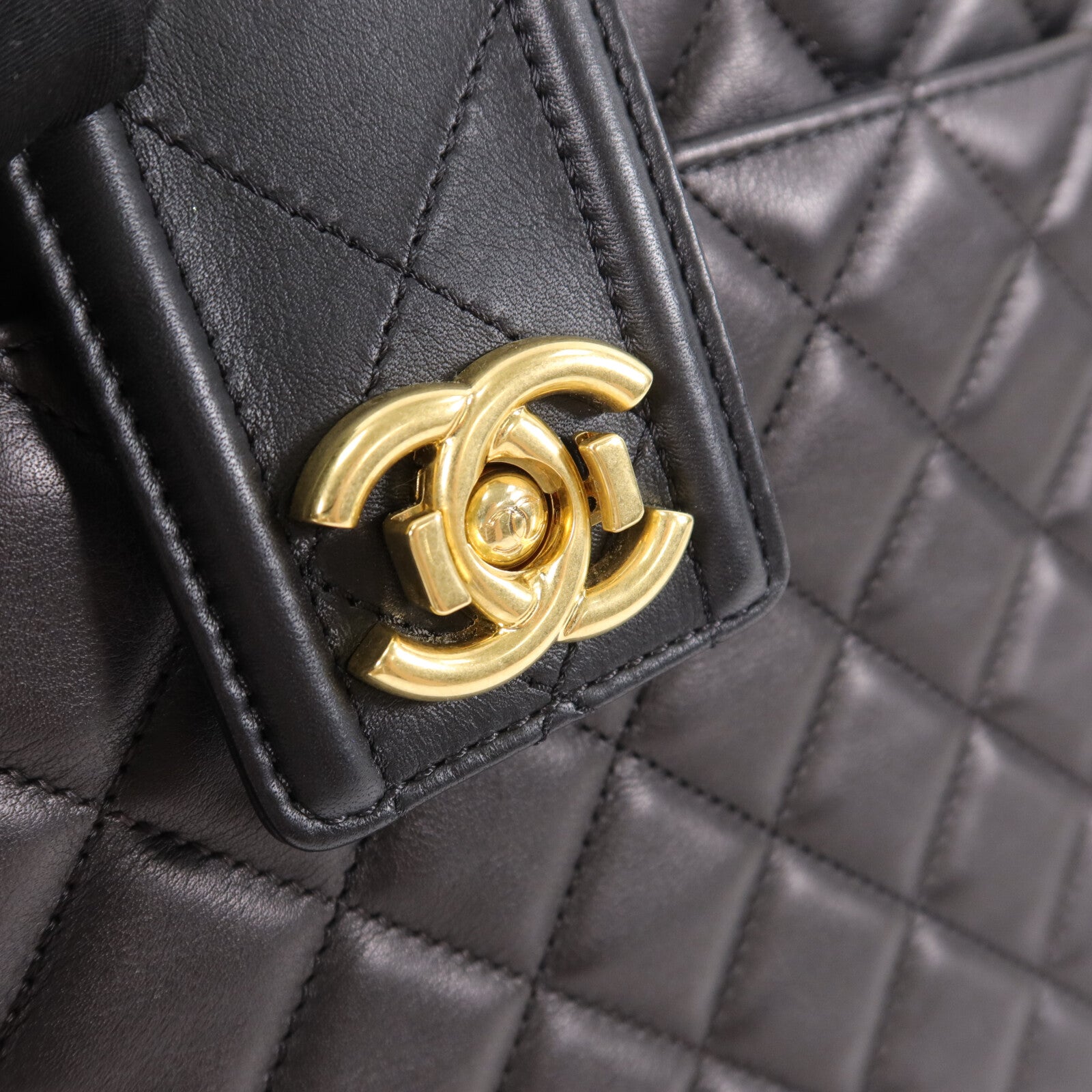 CHANEL 羊皮皮革Elegant CC shopping tote手挽袋