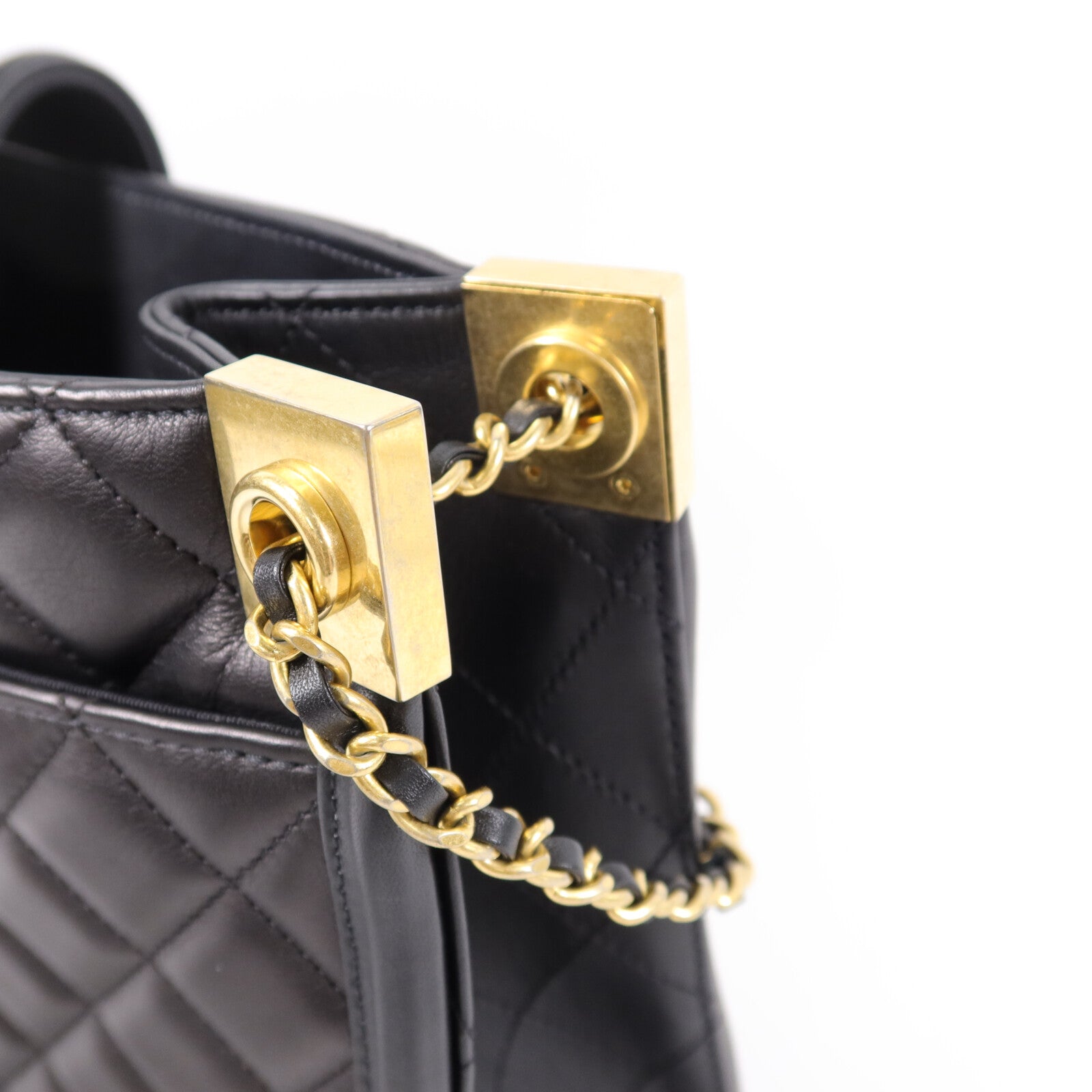 CHANEL 羊皮皮革Elegant CC shopping tote手挽袋