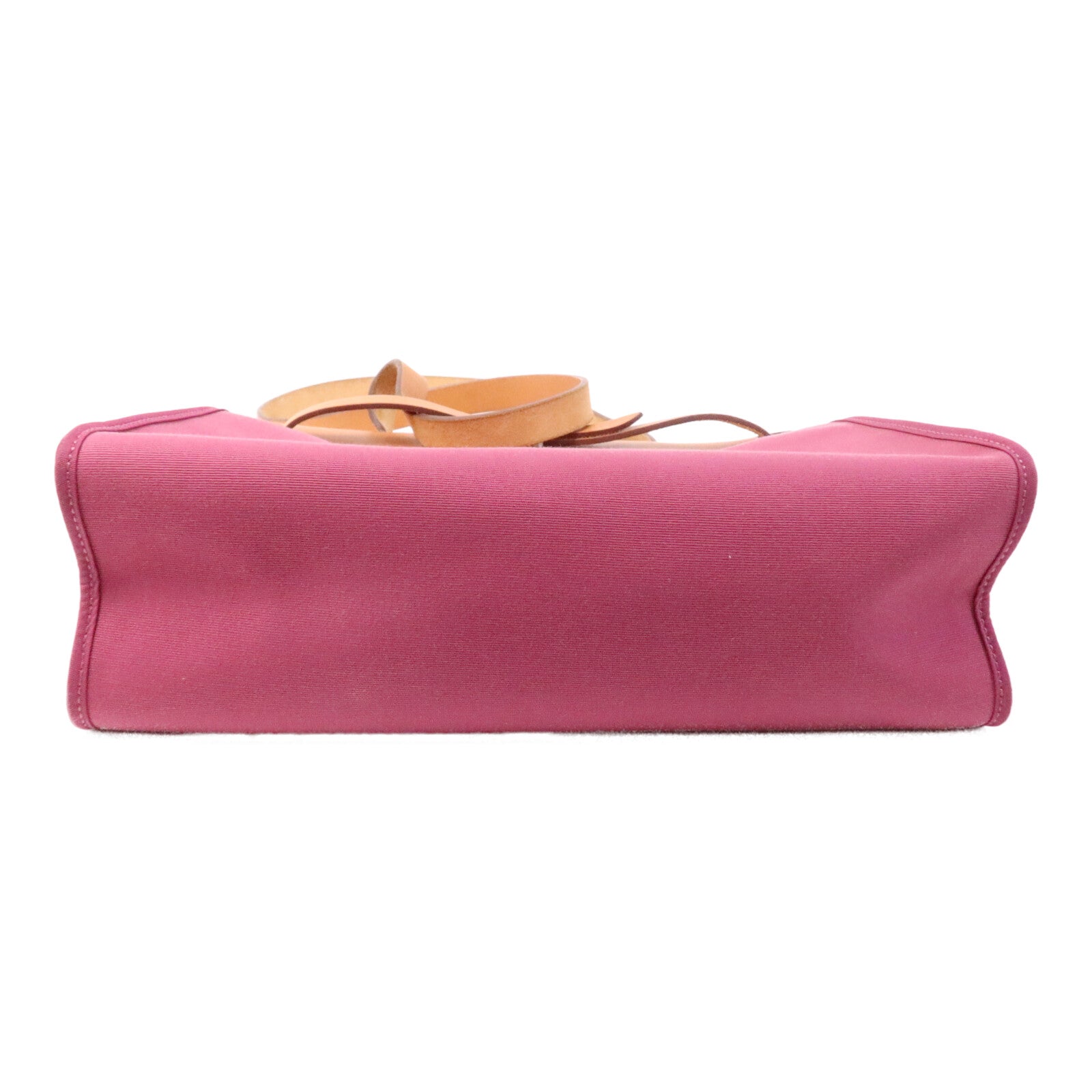 HERMES 帆布Herbag PM銀扣手挽肩背兩用袋Rose Purple