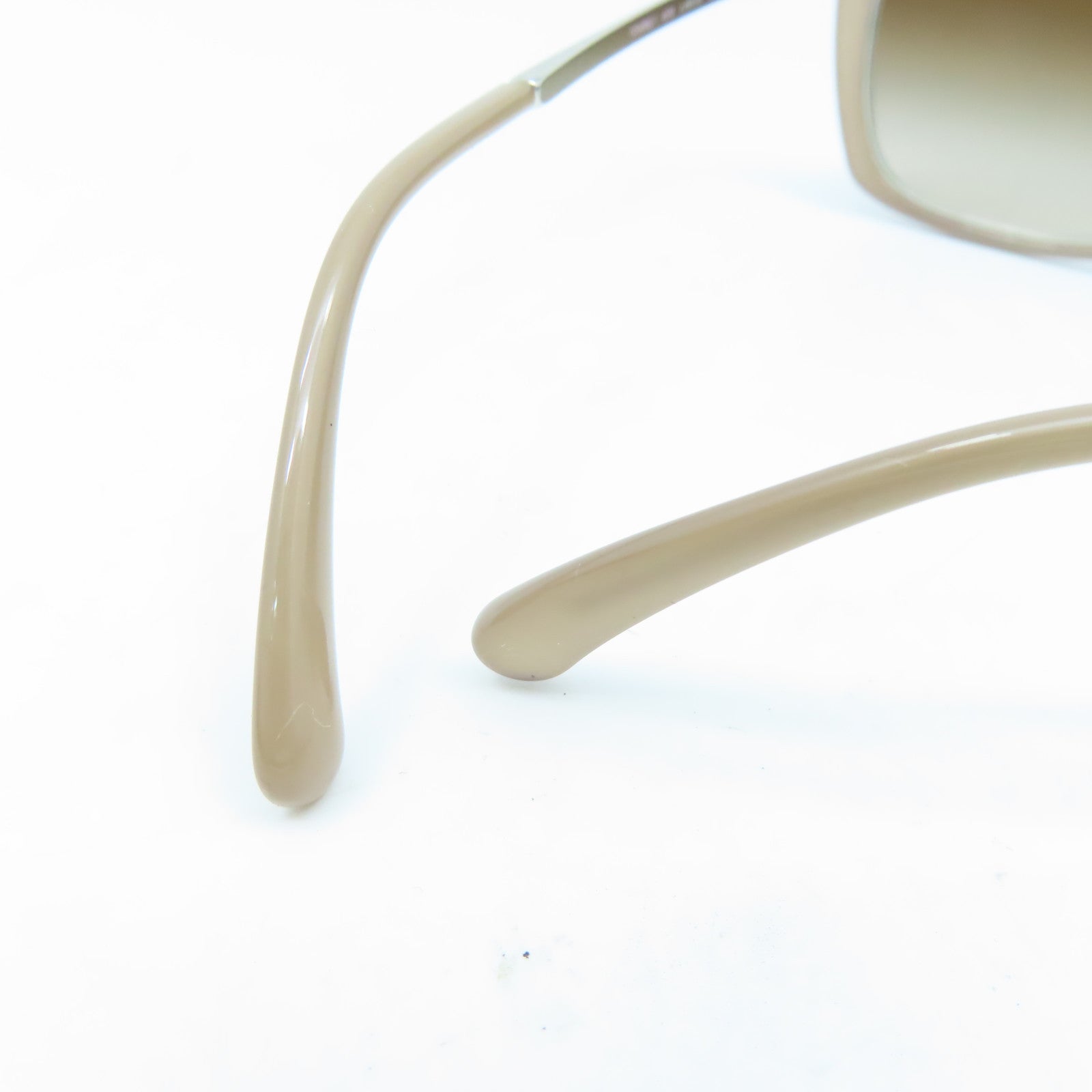 CHANEL 【激減優惠】PVC/金屬Sunglasses太陽眼鏡啡色/銀色
