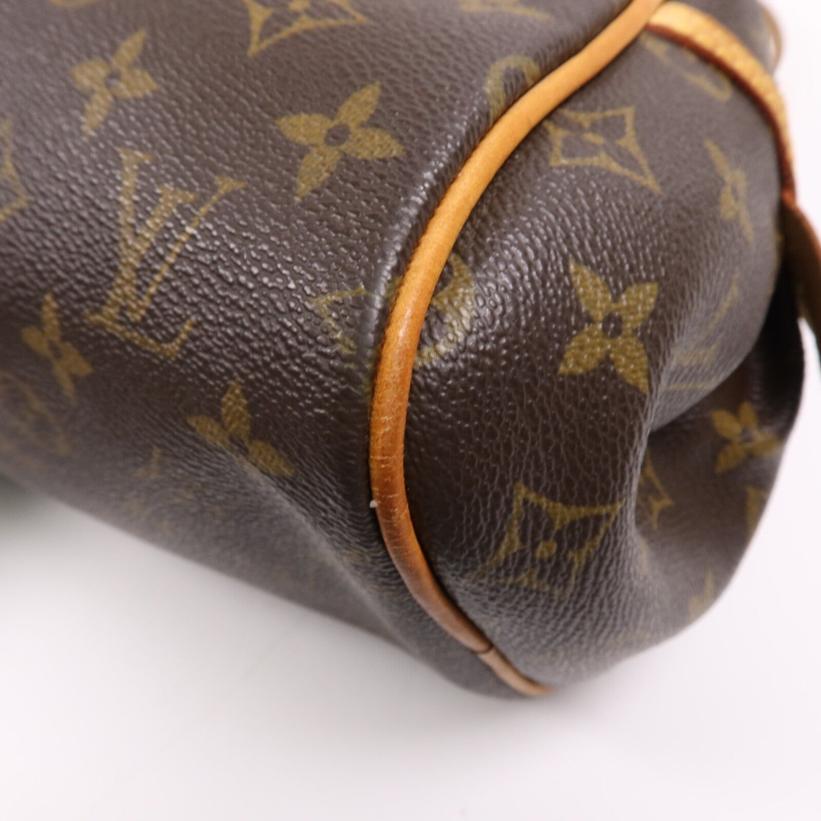 LOUIS VUITTON Monogram Montorgueil PM金扣肩背袋棕色