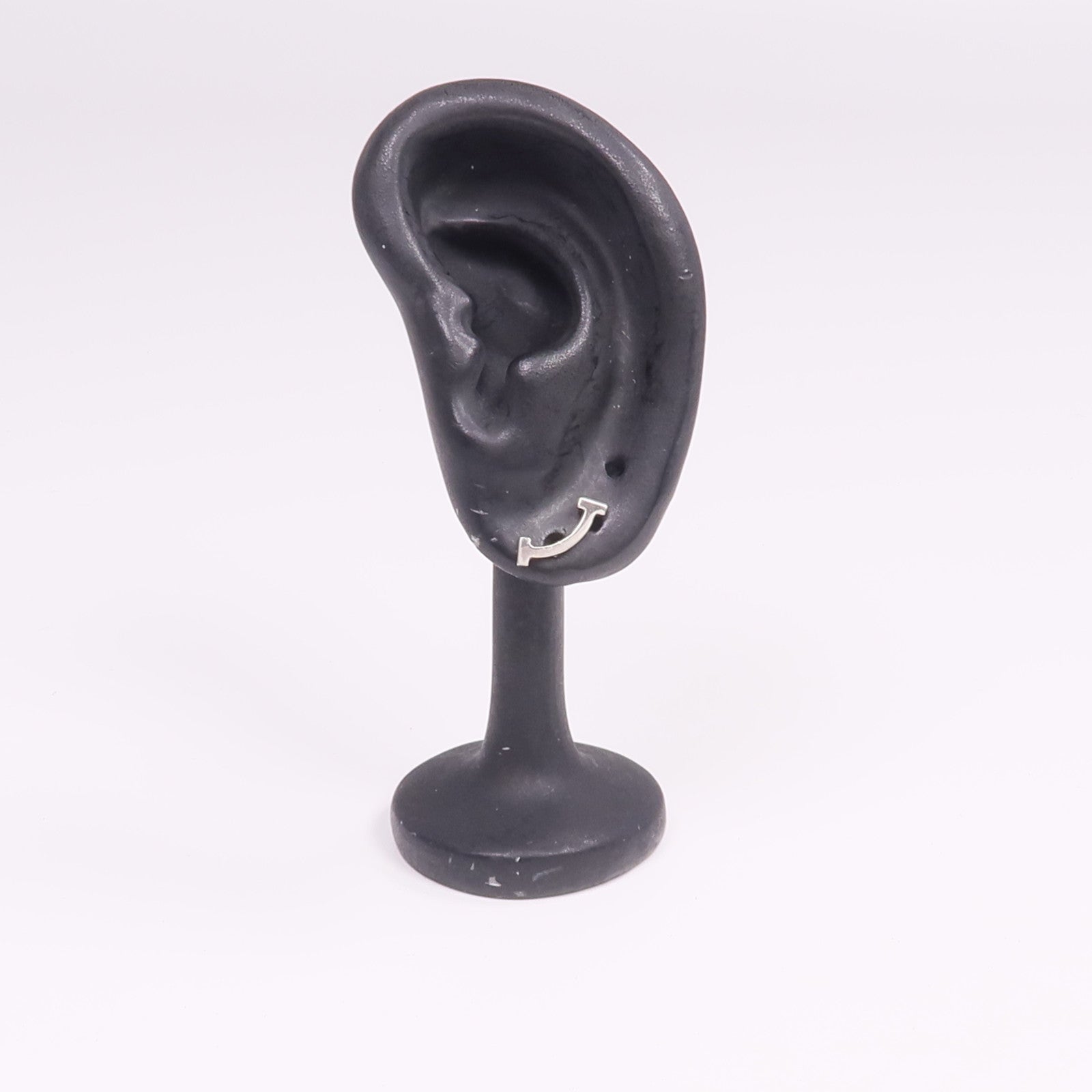 TIFFANY＆CO 925純銀T Smile Earrings耳環