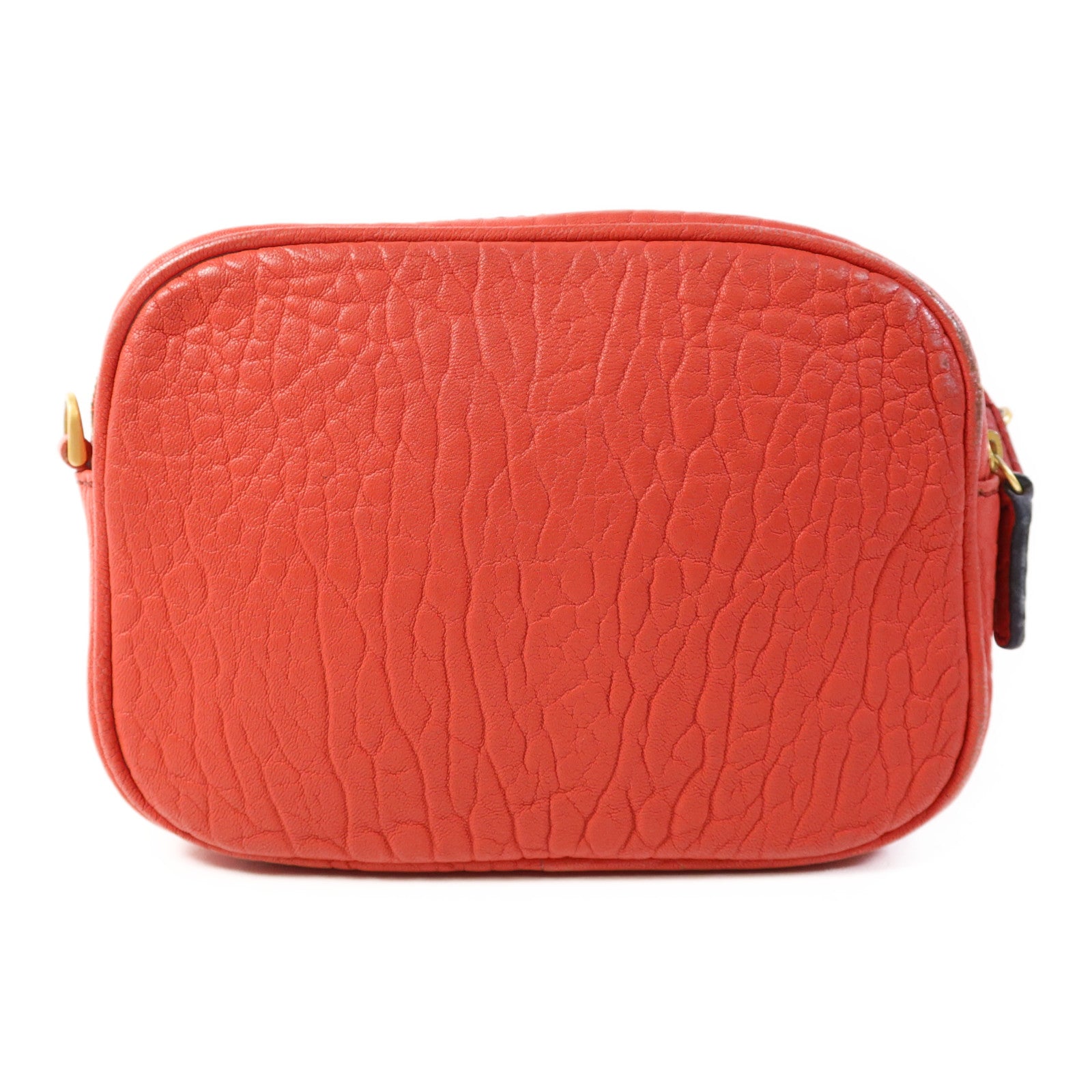MCM 塗層帆布Shoulder Bag金扣肩背袋