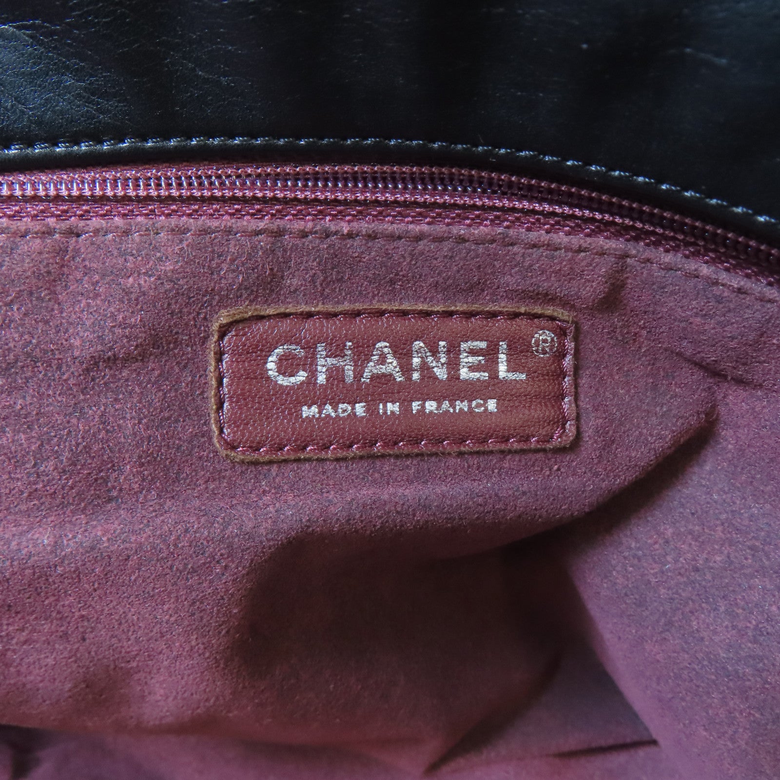 CHANEL 牛皮皮革Shoulder Bag金扣鏈帶肩背袋黑色