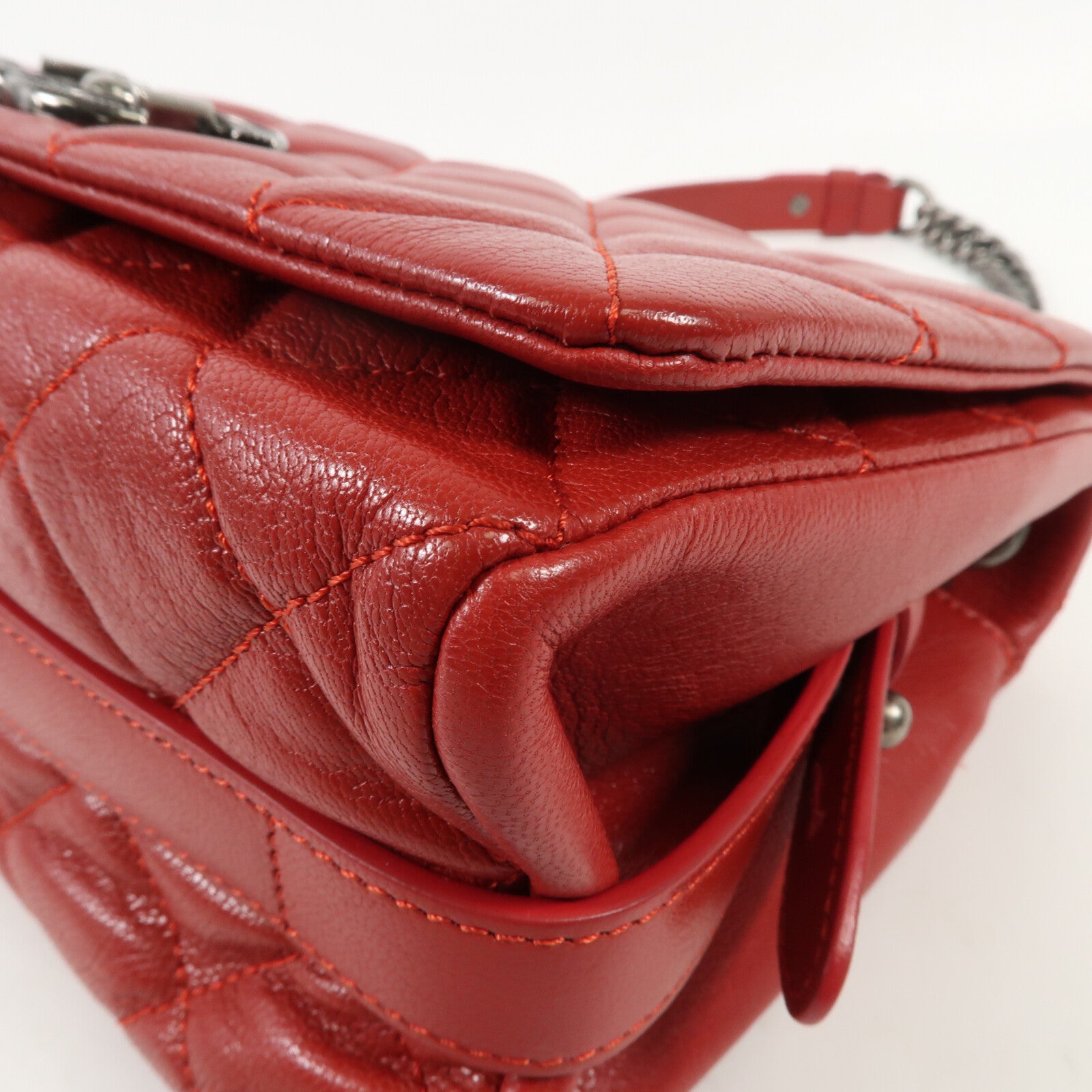 CHANEL 牛皮皮革Chain Shoulder鏈帶肩背袋