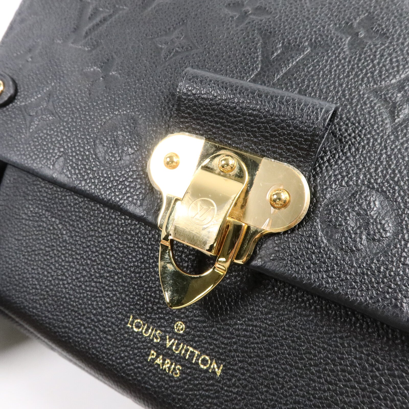 LOUIS VUITTON Monogram Empreinte Vavin PM金扣肩背袋