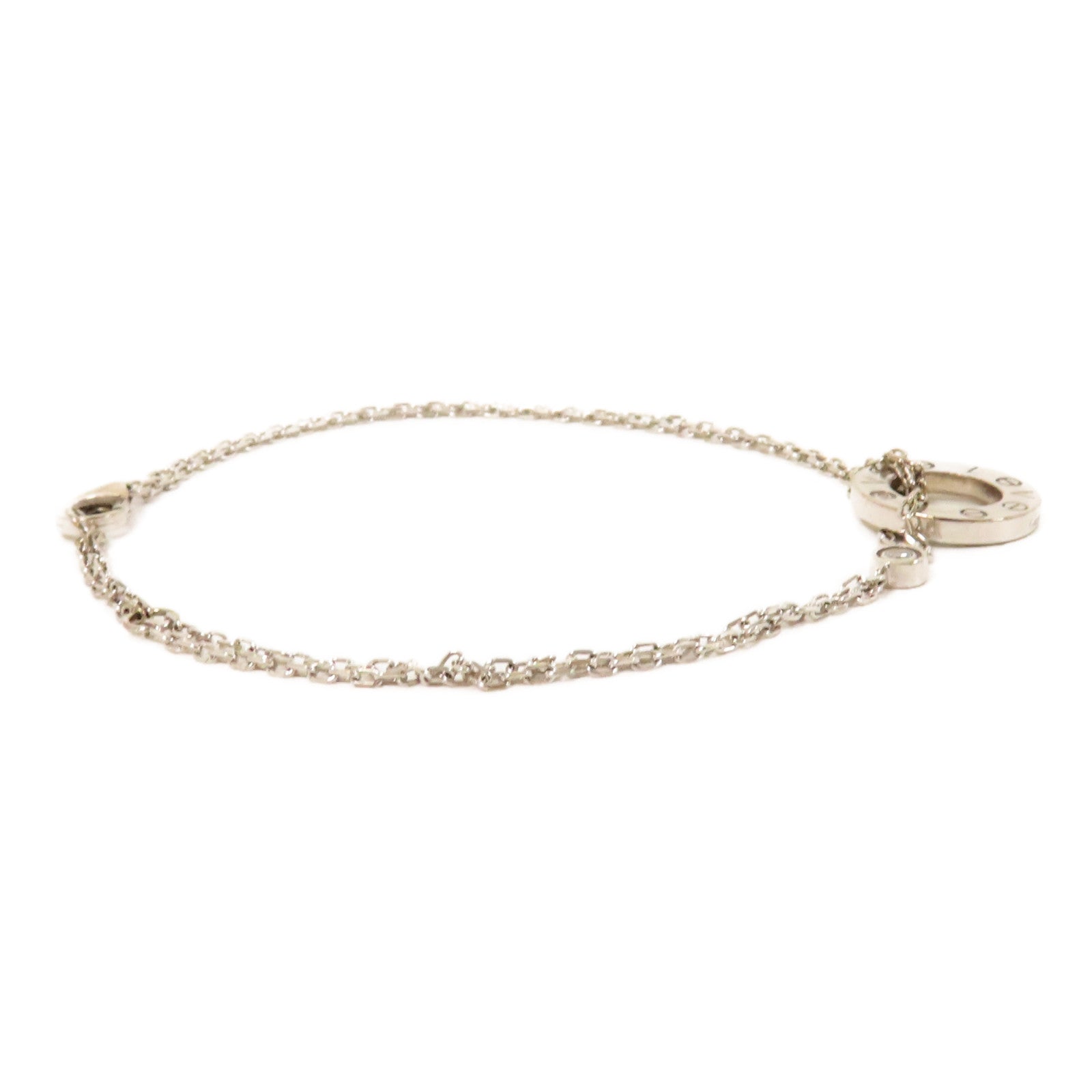 CARTIER 【激減優惠】18K白金Love Bracelet手鏈銀色