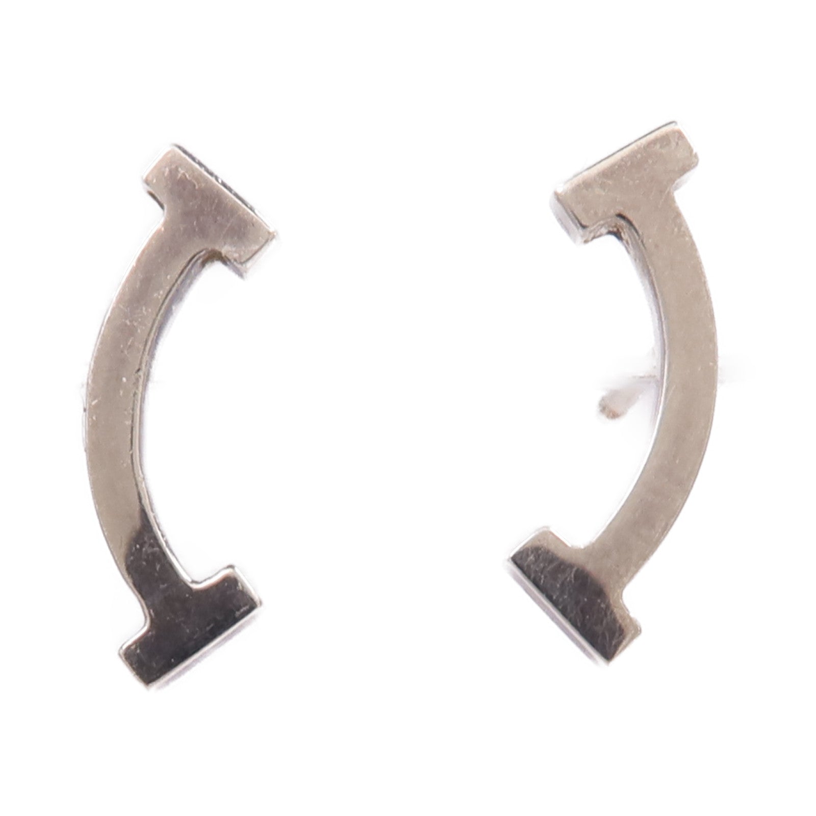 TIFFANY＆CO 925純銀T Smile Earrings耳環