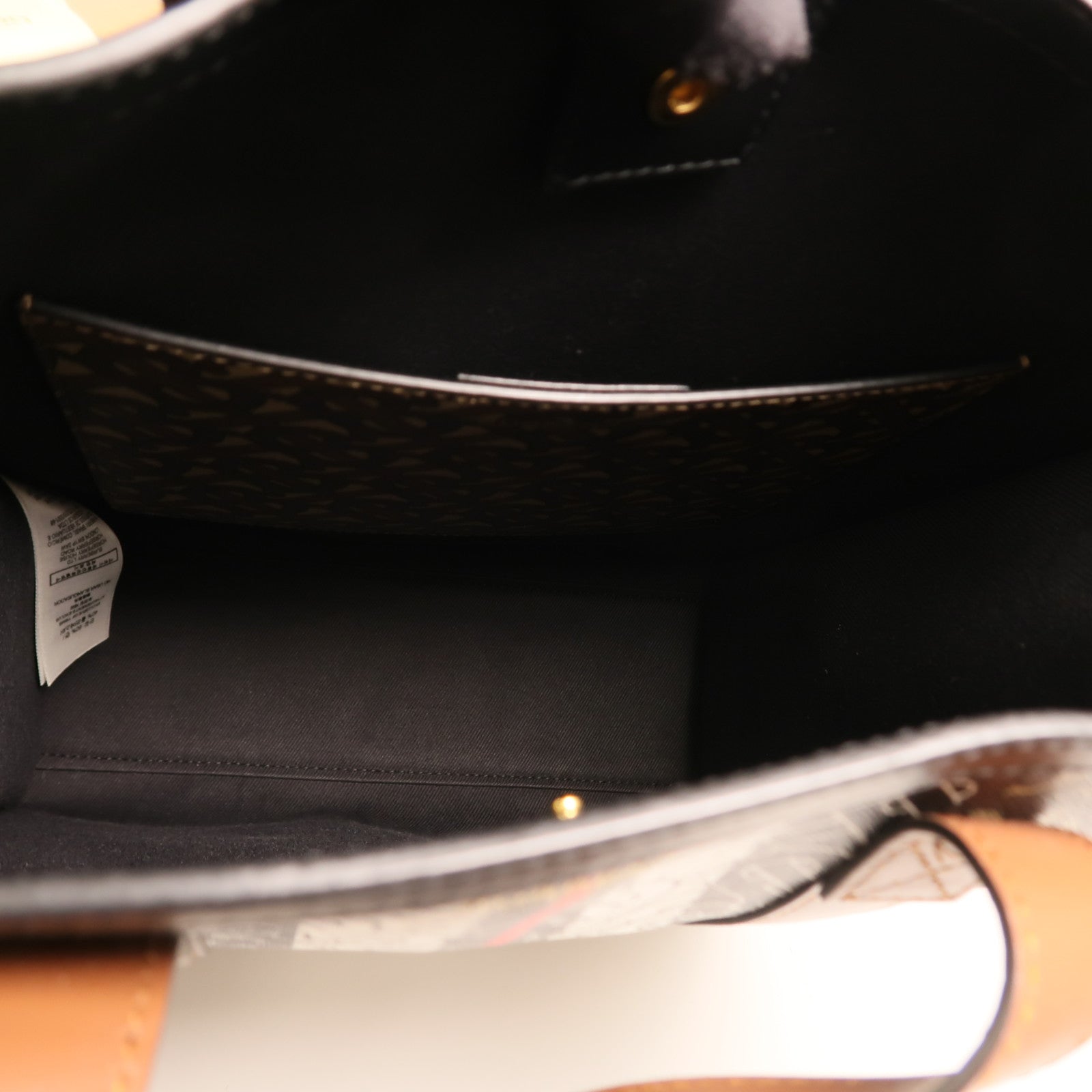 BURBERRY 塗層帆布2 Way Shoulder金扣手挽肩背兩用袋