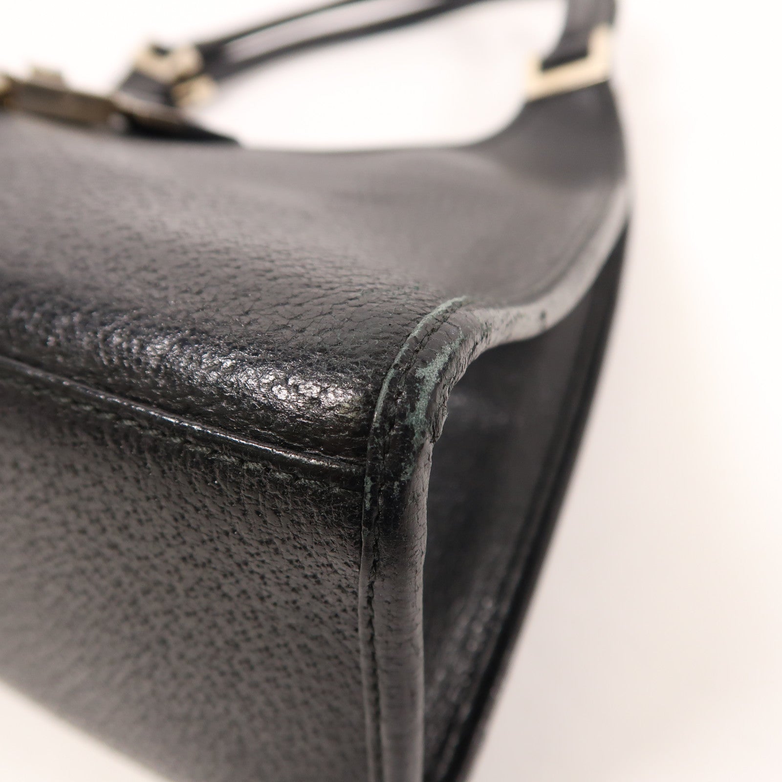GUCCI 牛皮皮革Shoulder Bag銀扣肩背袋