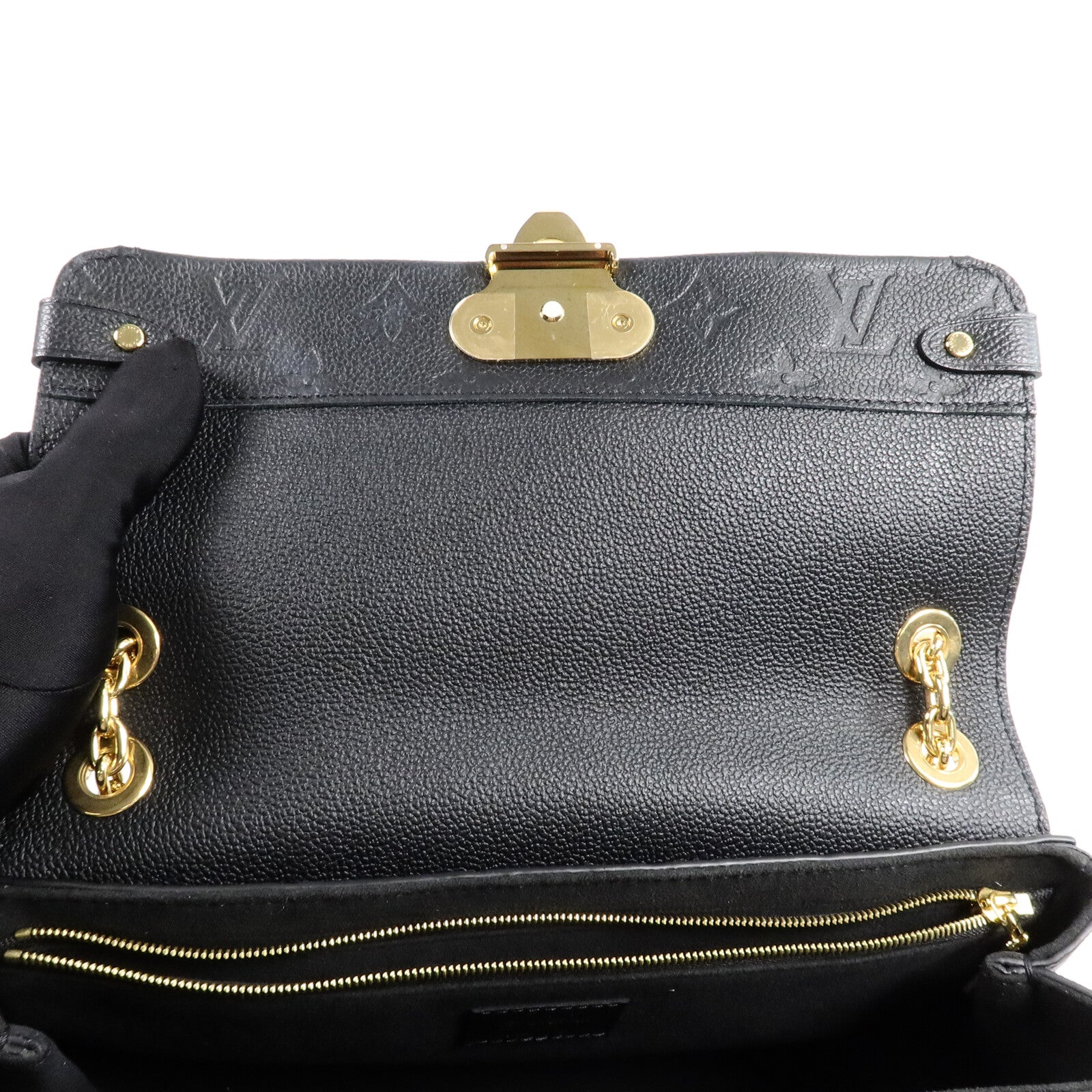 LOUIS VUITTON Monogram Empreinte Vavin PM金扣肩背袋
