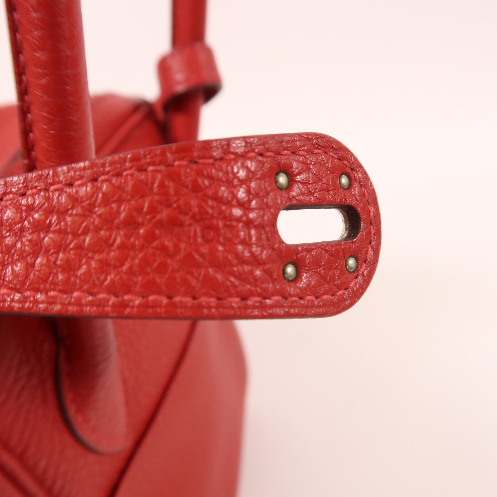 HERMES Clemence皮革Lindy 26銀扣手挽肩背兩用袋