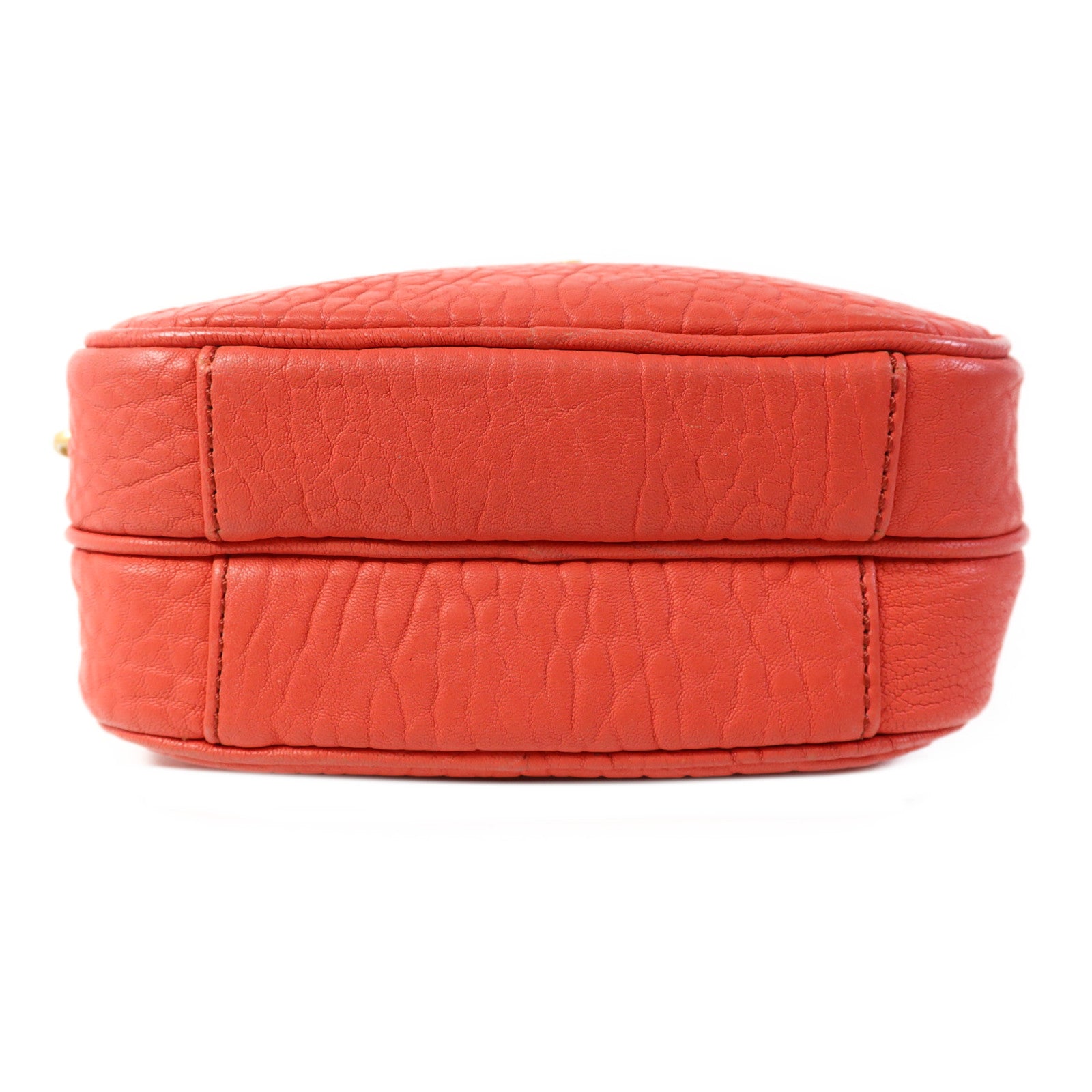 MCM 塗層帆布Shoulder Bag金扣肩背袋
