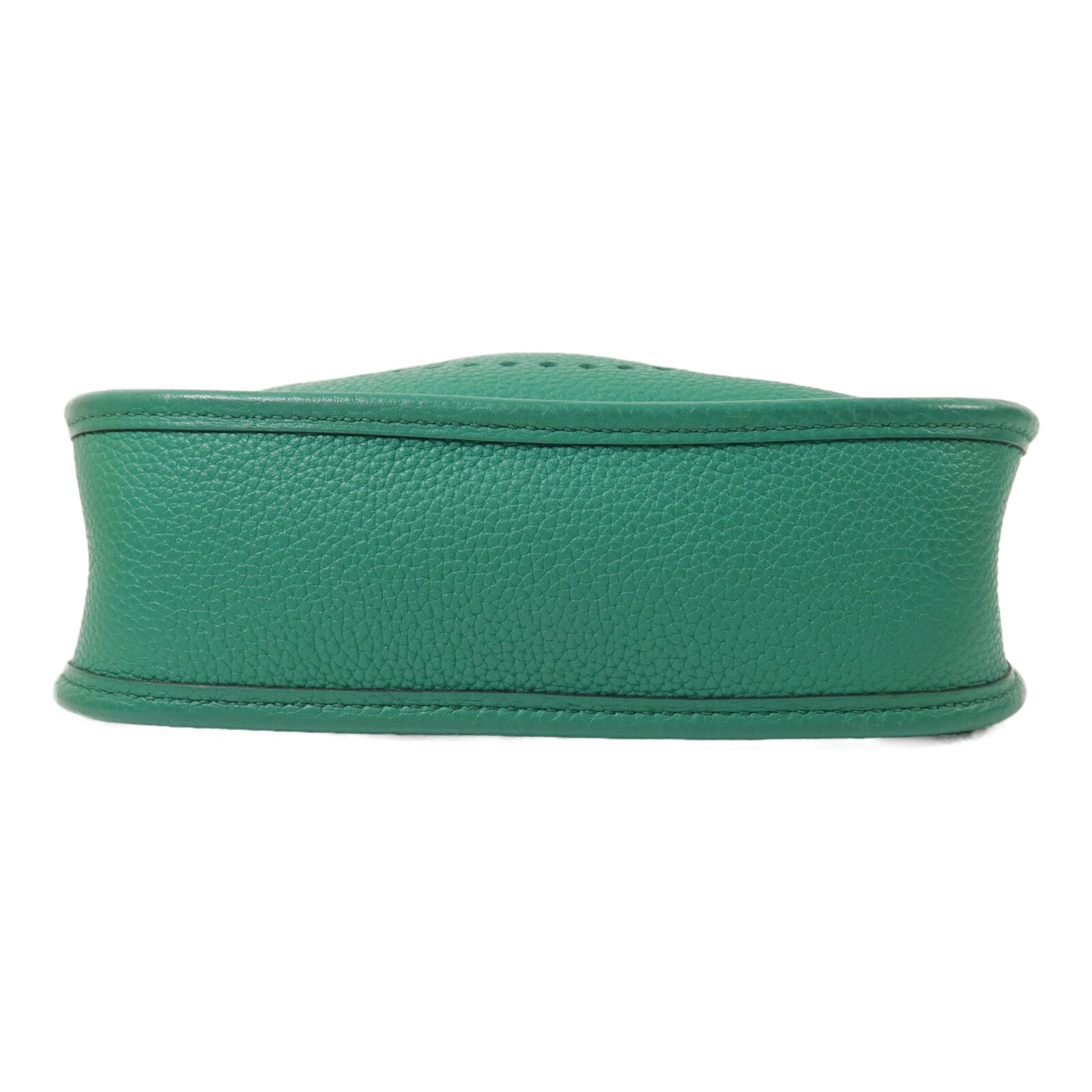 HERMES Clemence皮革Evelyne TPM肩背袋Vert Jade