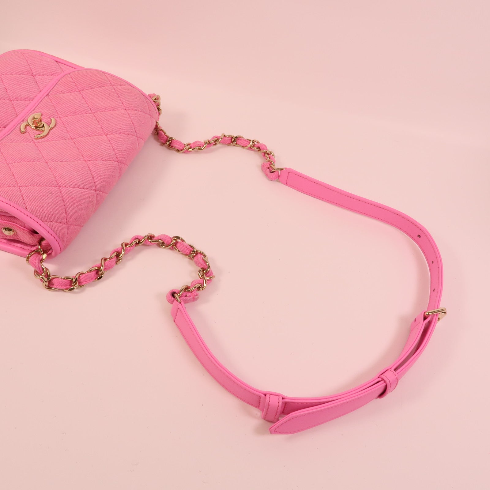 CHANEL Denim Shoulder Bag肩背袋