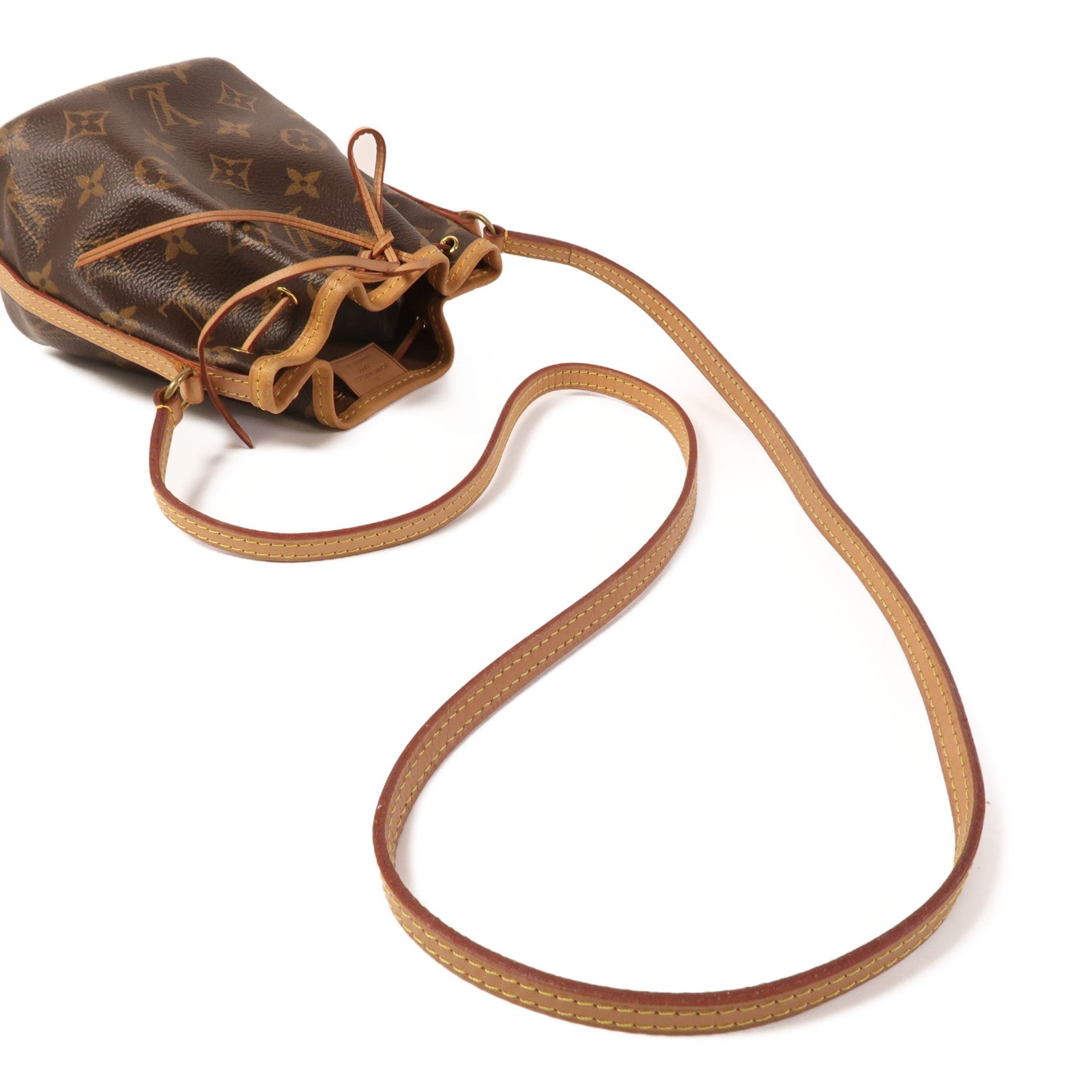 LOUIS VUITTON Monogram Nano Noe金扣肩背袋