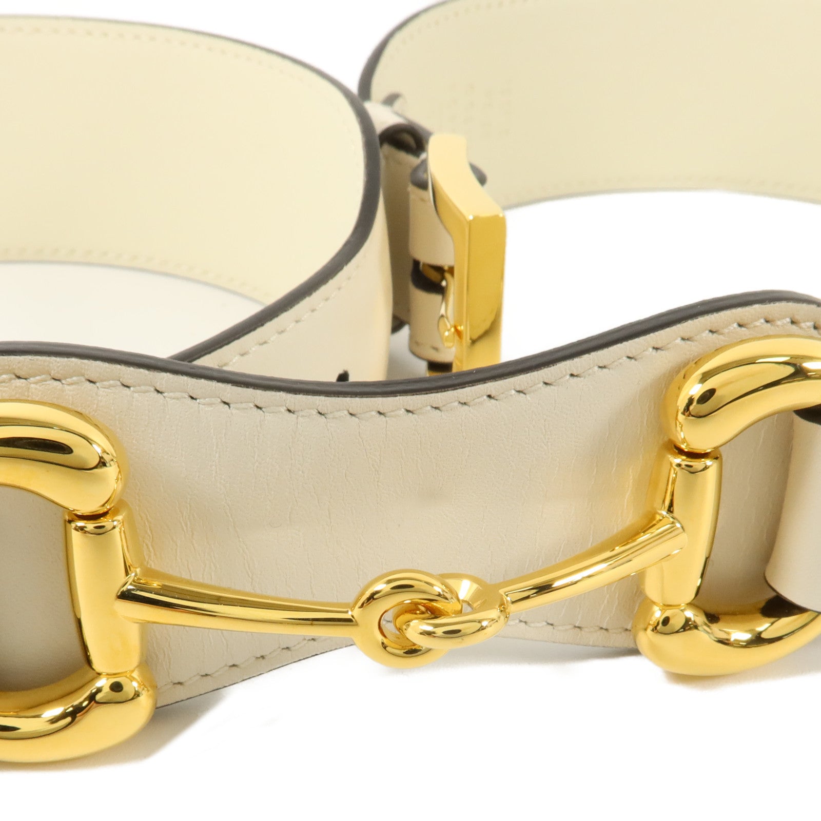GUCCI 牛皮皮革Horsebit 1955 Belt 85x34皮帶